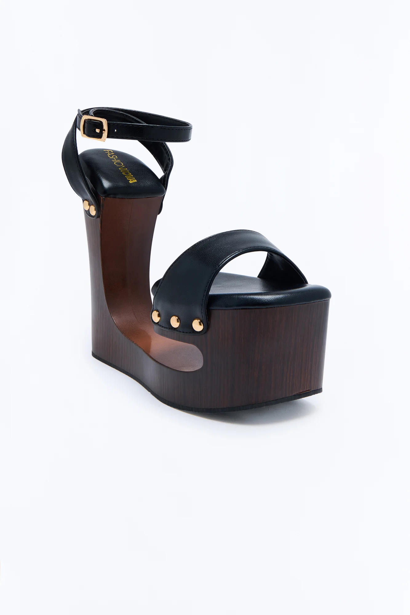 Jilli Novelty Wood Wedges - Black - Image 2