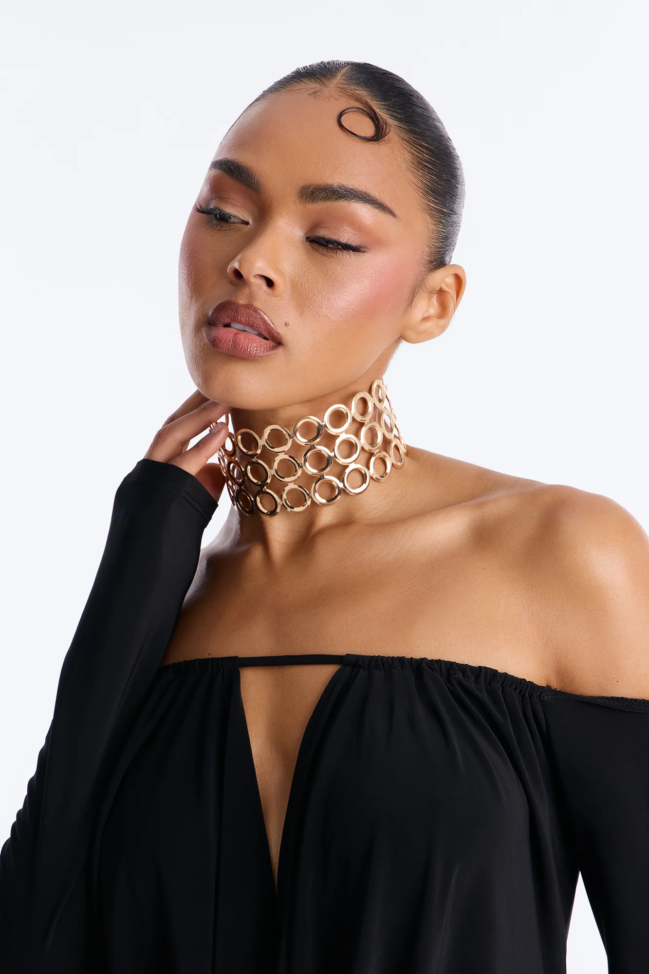 Just Having Fun Choker - Gold - Image 2