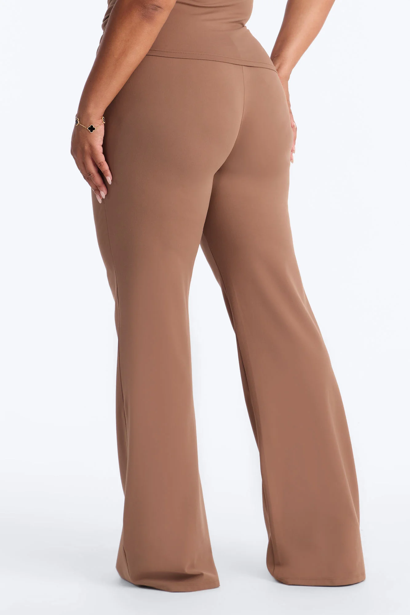 Just Vibes Strapless Pant Set - Brown - Image 9