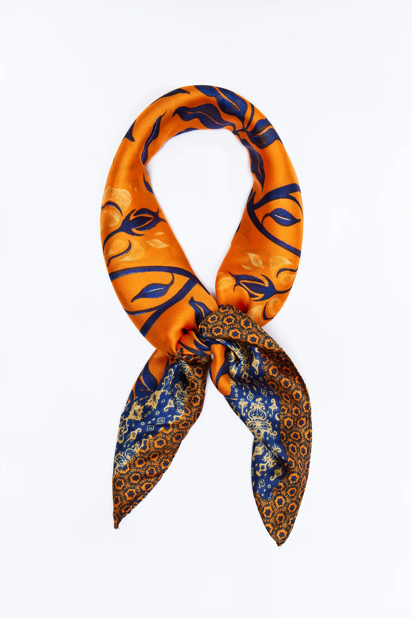 Justine Novelty Head Scarf - Orange - Image 3