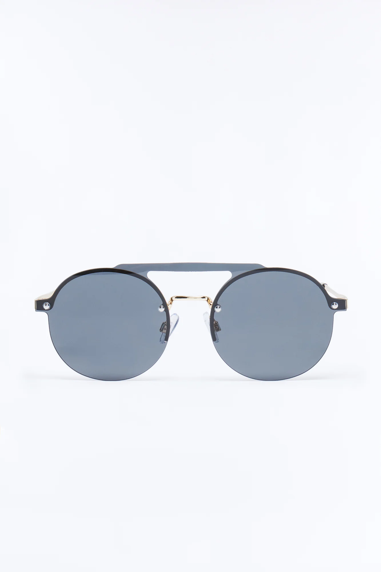Keep Me Noted Sunglasses - Gold/Black - Image 3