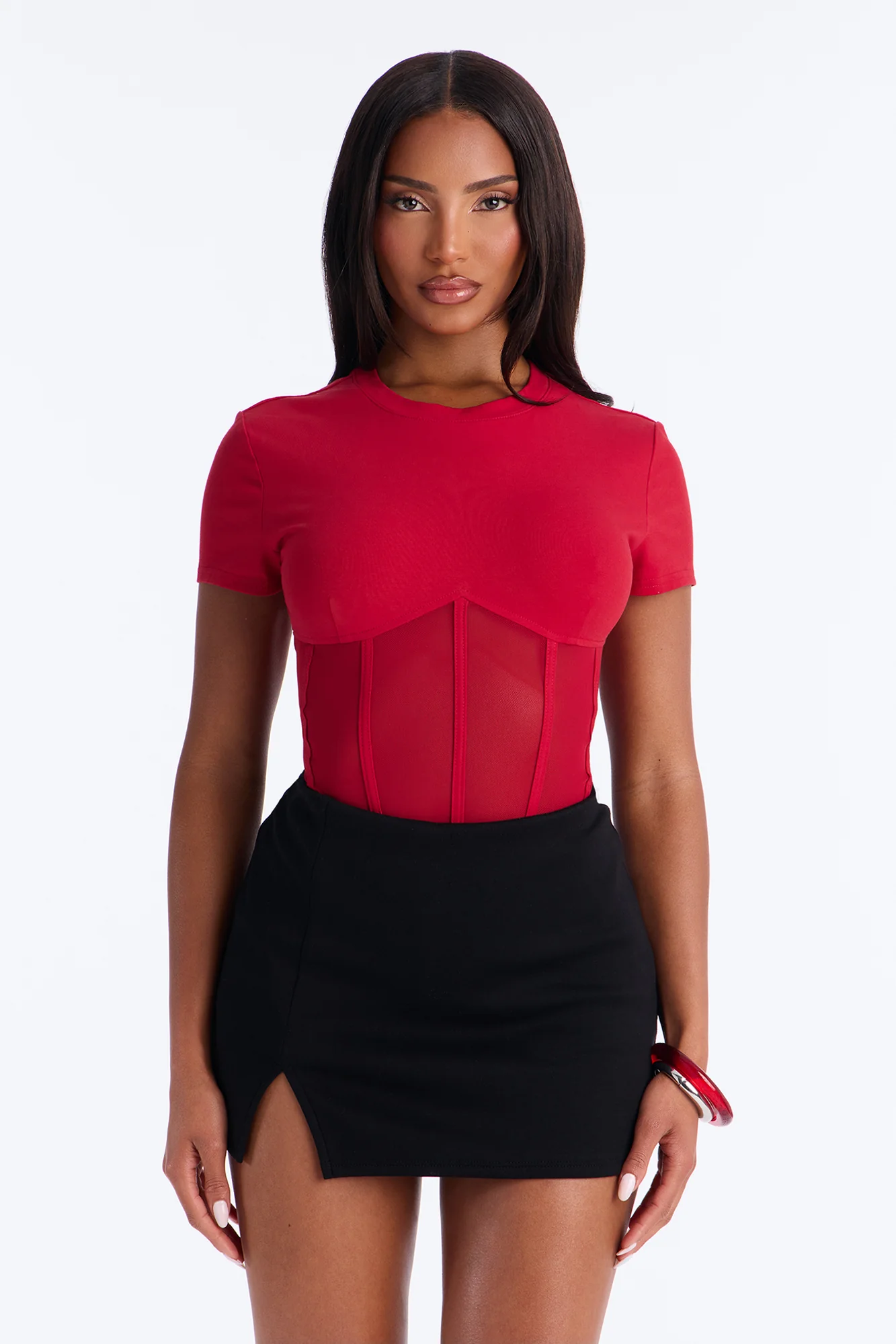 Keep That Energy Bodysuit - Red - Image 3