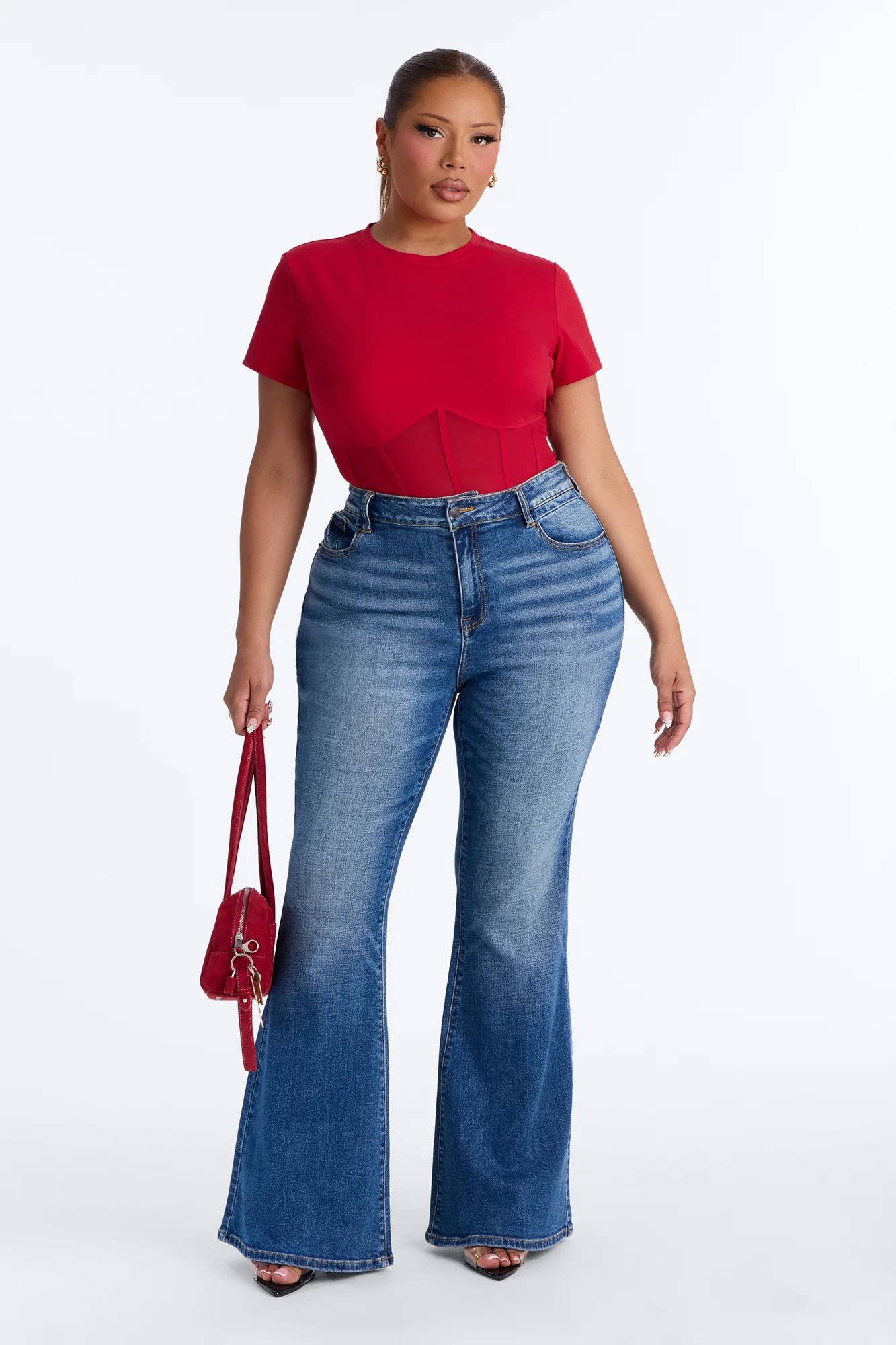 Keep That Energy Bodysuit - Red - Image 7
