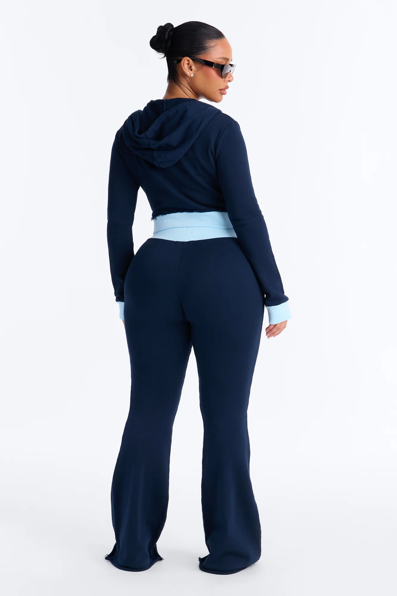 Keeping Up With Me Pant Set - Navy - Image 4