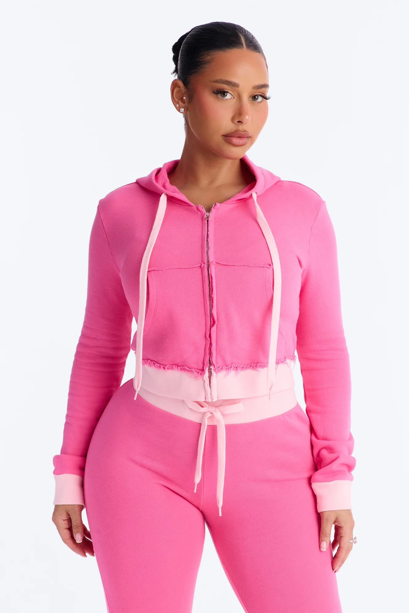 Keeping Up With Me Pant Set - Pink - Image 2