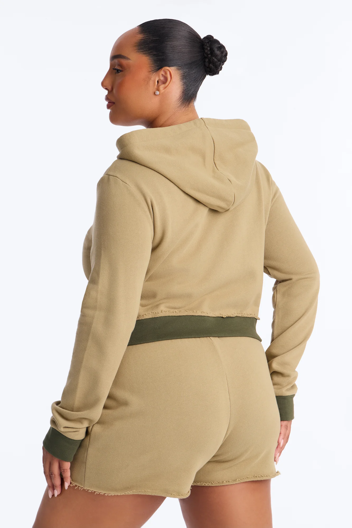 Keeping Up With Me Short Set - Olive - Image 8
