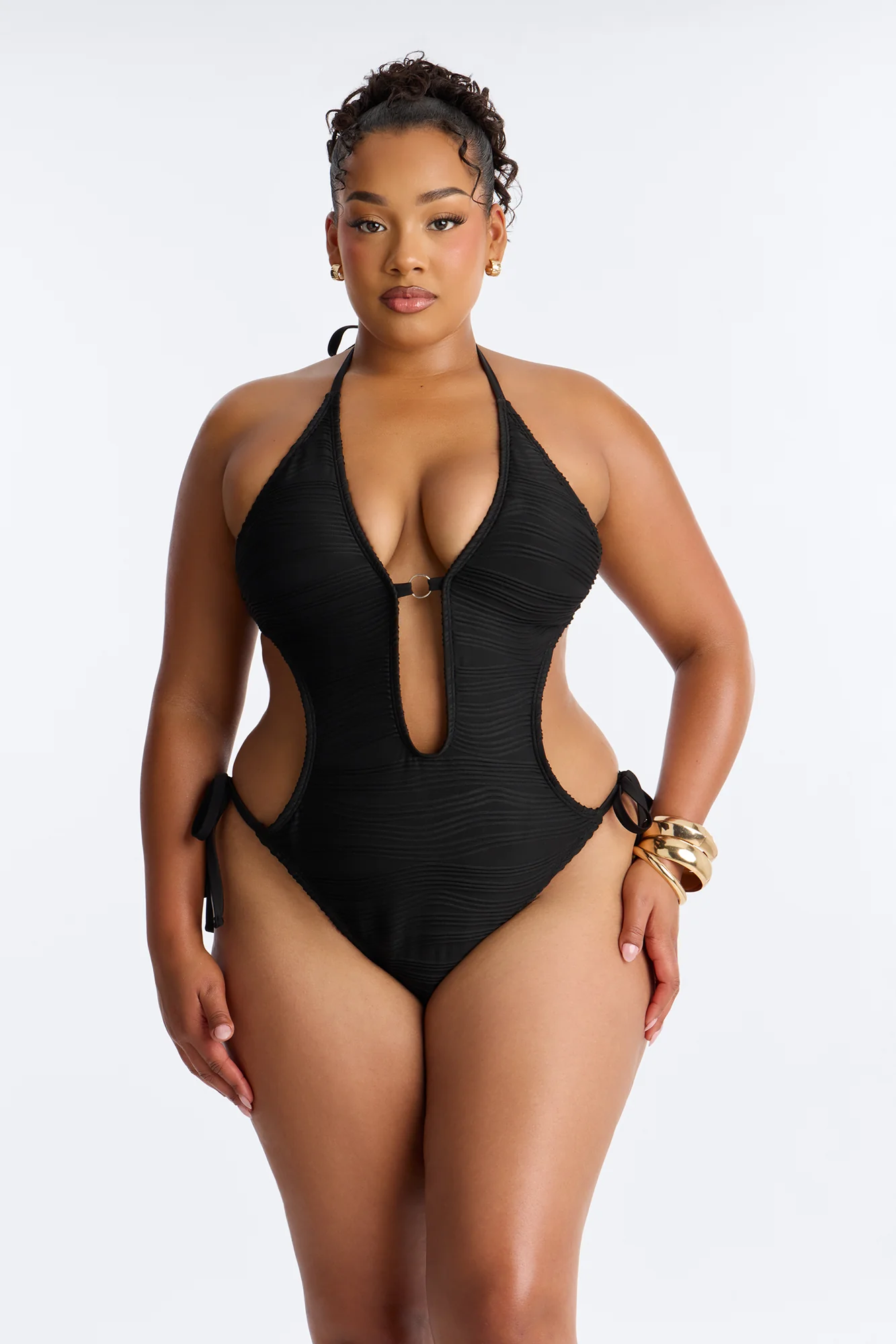 Kehlara 1 Piece Swimsuit - Black - Image 4
