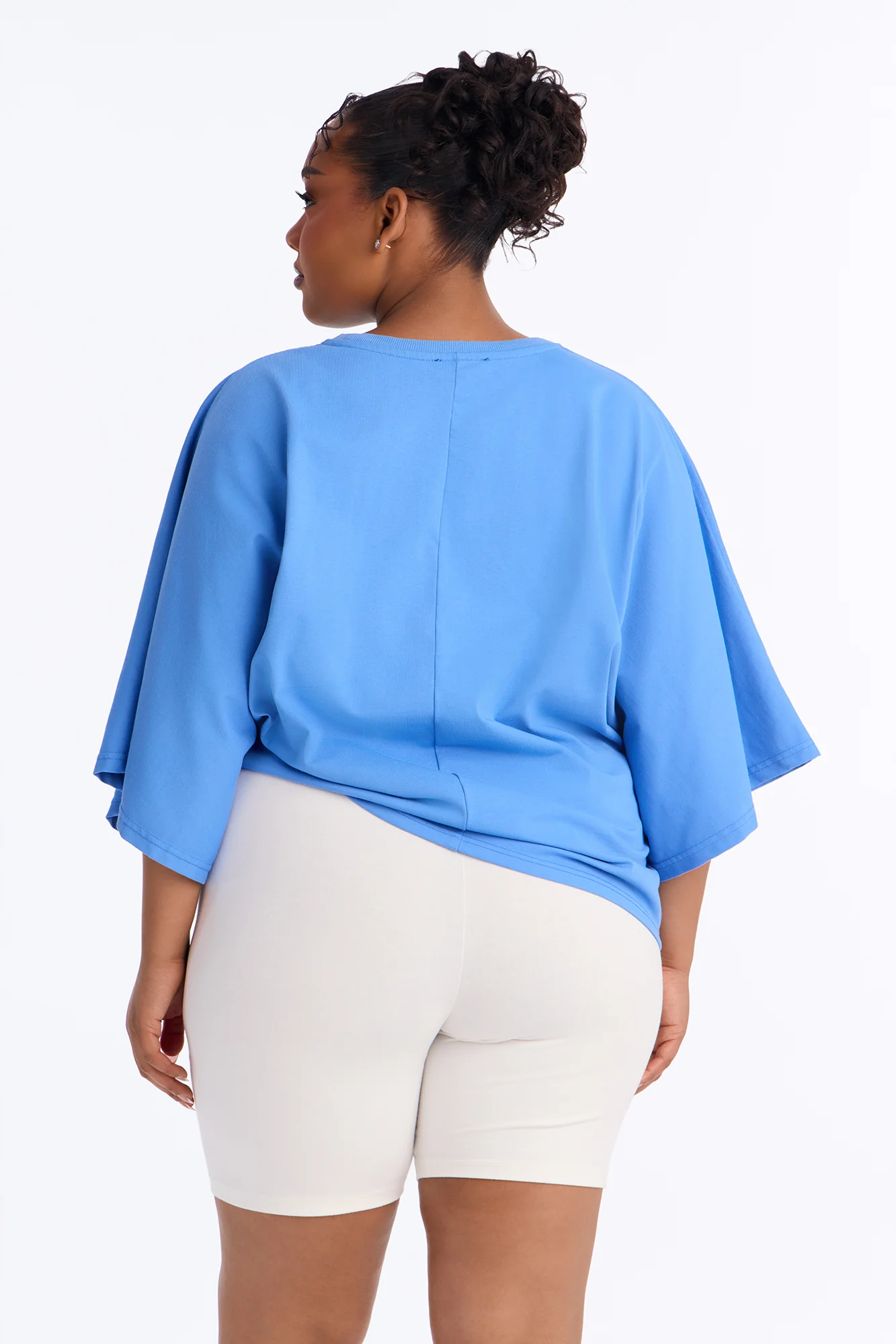 Kendall Oversized Short Sleeve T-Shirt - Blue - Image 6