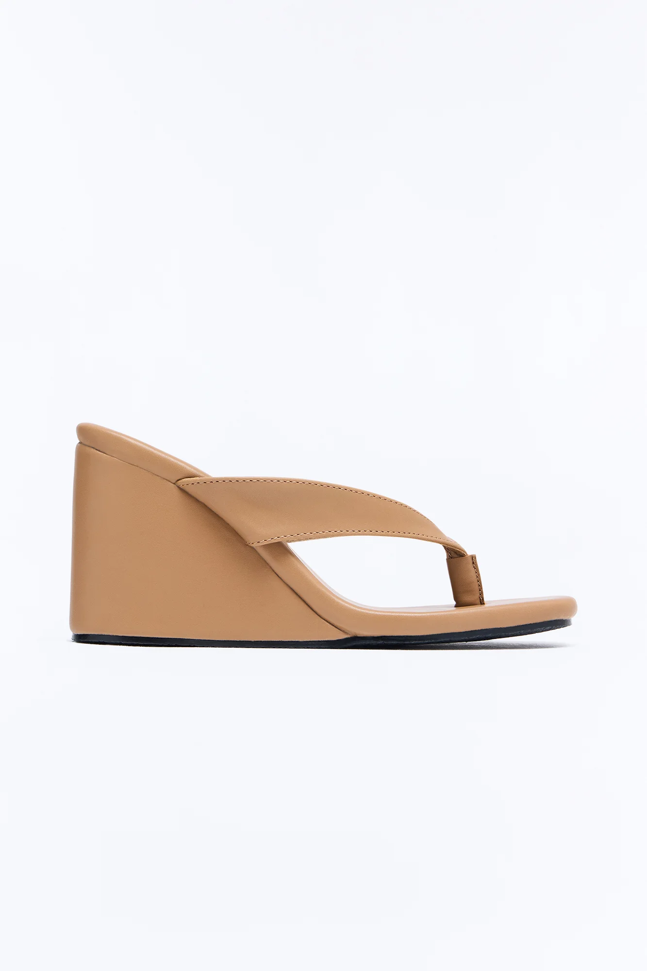 Kietta Thong Wedges - Taupe - Image 3