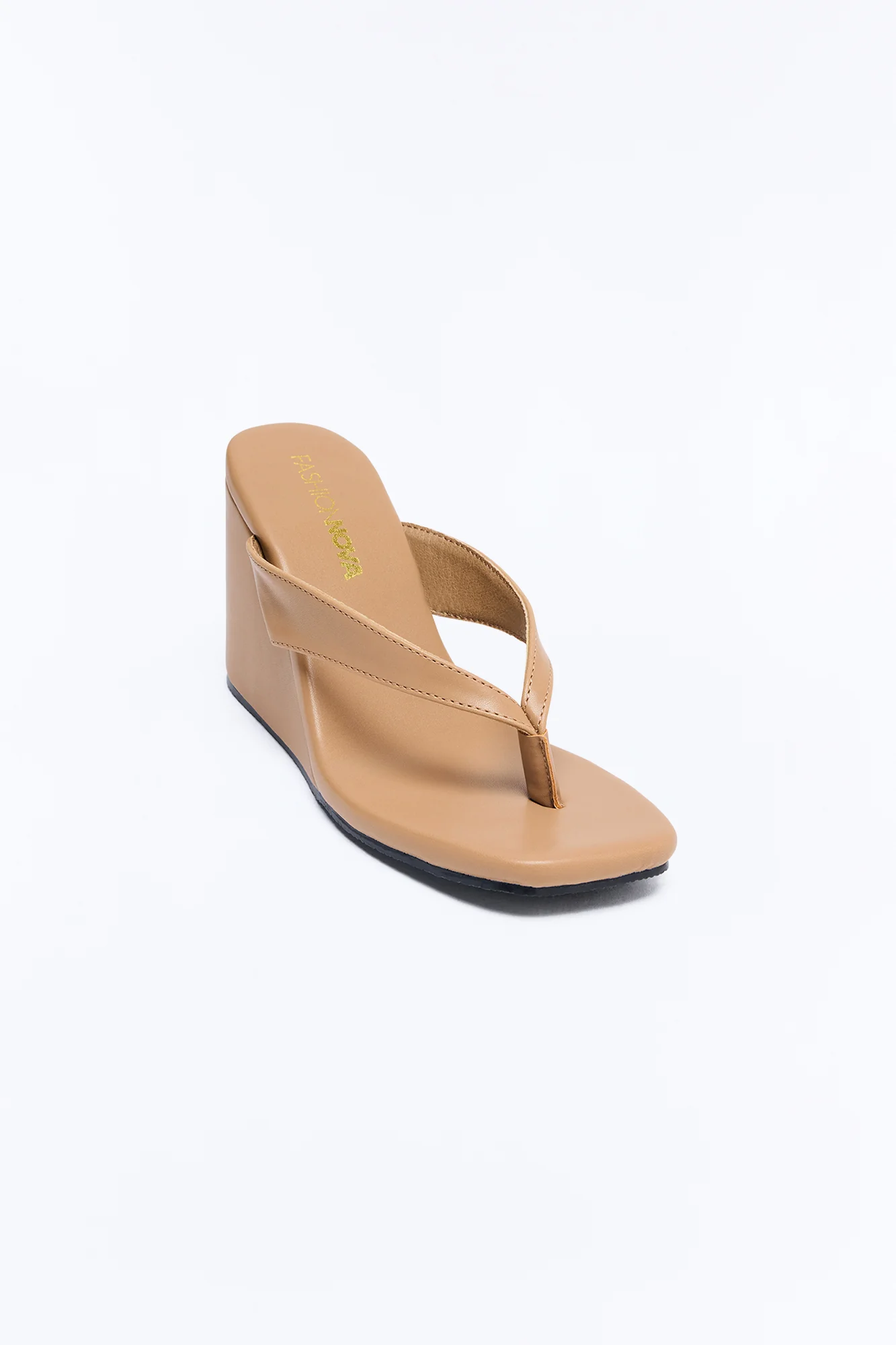 Kietta Thong Wedges - Taupe - Image 4