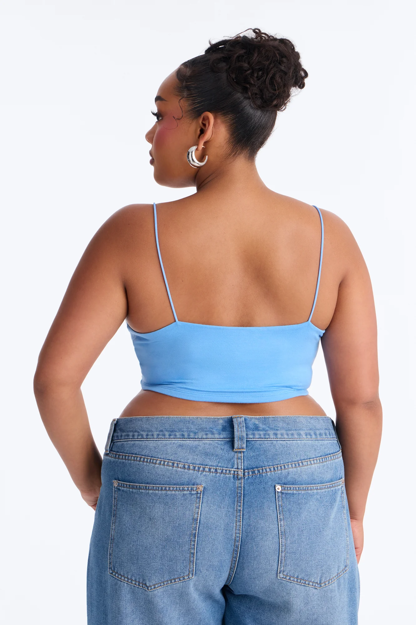 Kiki Super Cropped Top - Periwinkle - Image 6