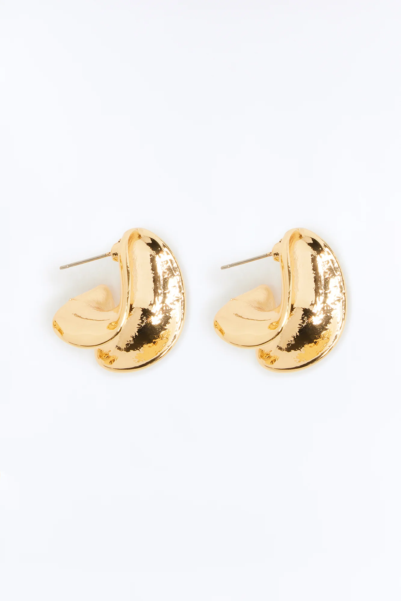 Know Better Hoop Earrings - Gold - Image 3
