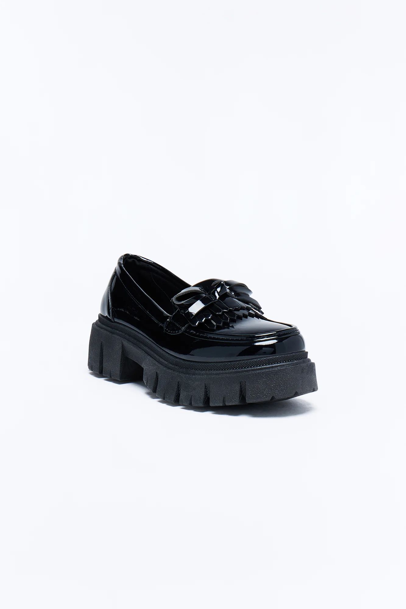 Knox Plaftorm Loafers - Black - Image 4