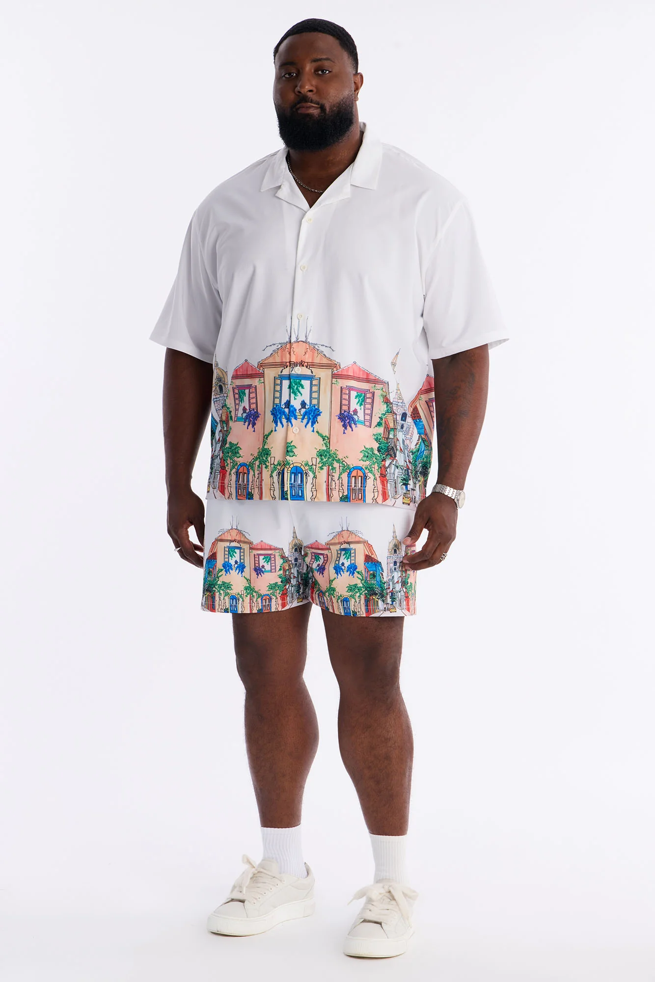 La Calle Viva Cuban Collar Shirt - Multi Color - Image 6