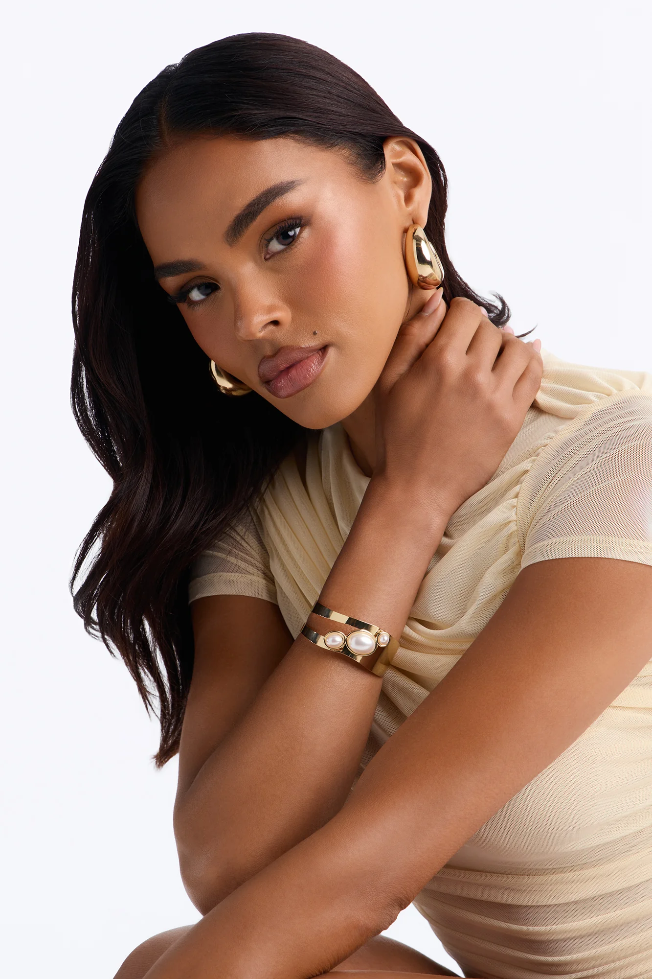 Laguna Bracelet - White/Gold - Image 2