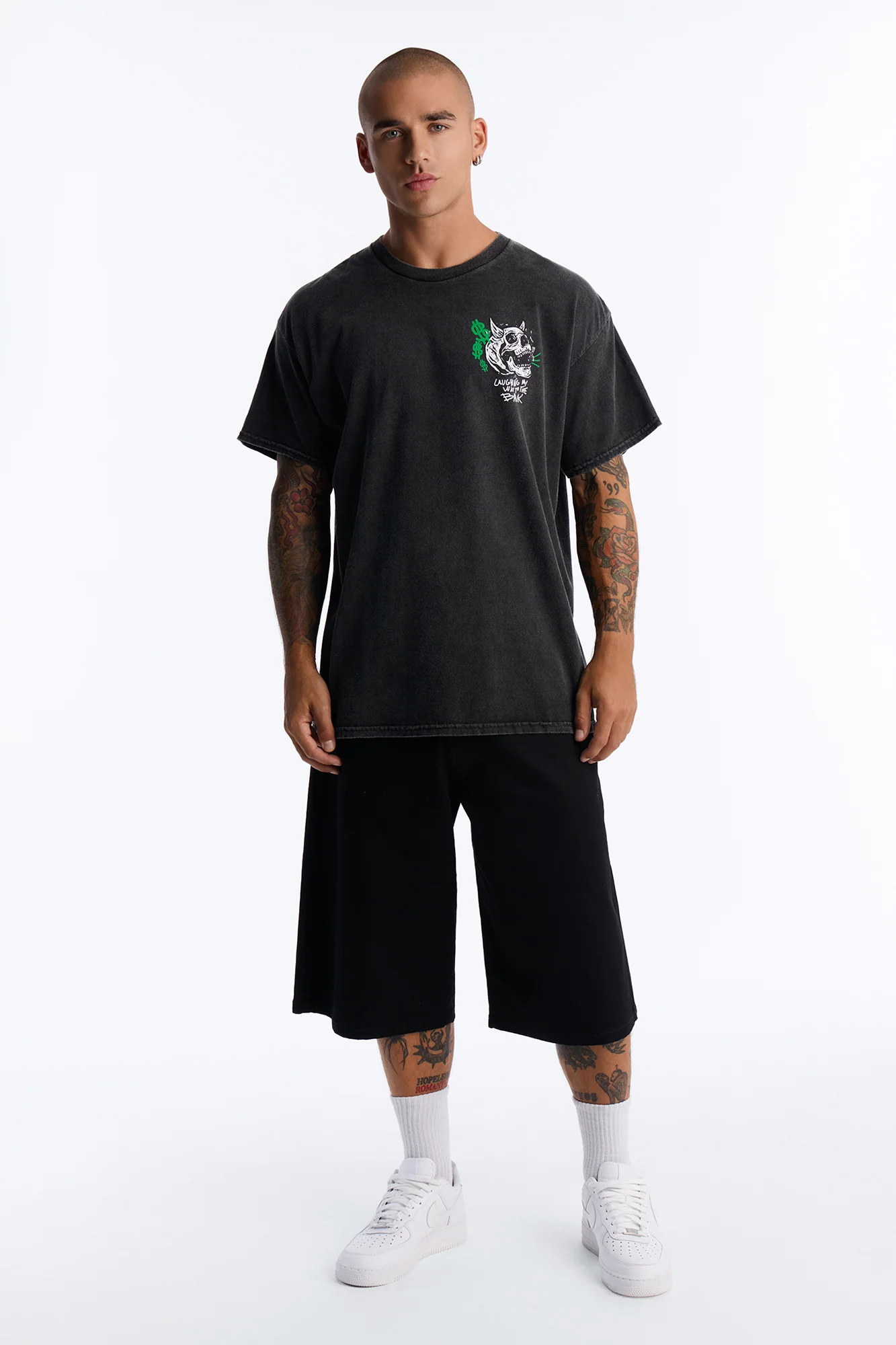 Laughing My Way To The Bank Short Sleeve Tee - Black - Image 2