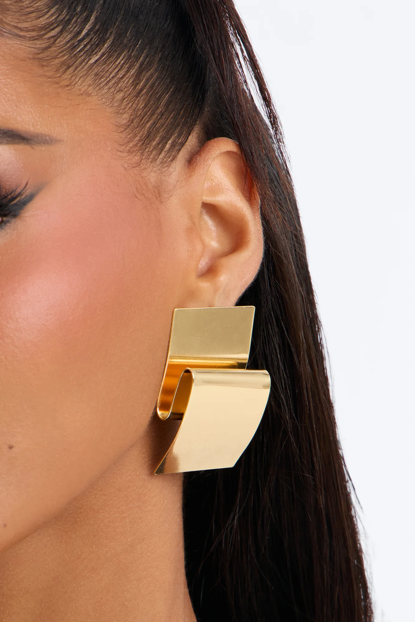 Laying Out Earrings - Gold