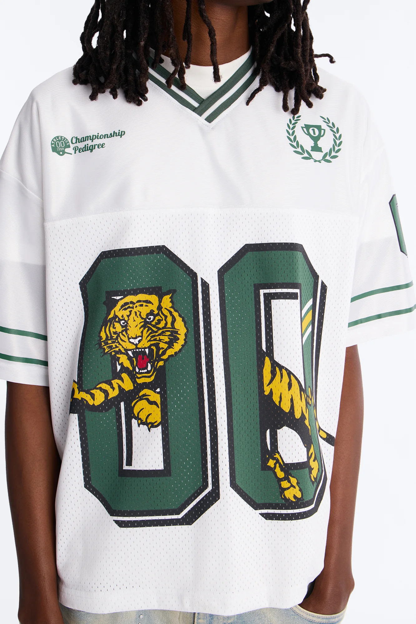 Legendary Tiger 00 Football Jersey - White - Image 3