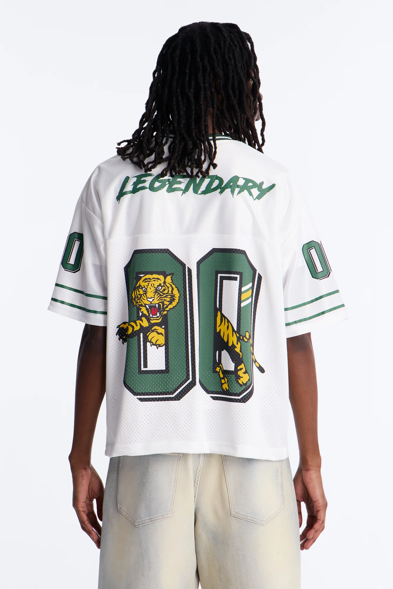 Legendary Tiger 00 Football Jersey - White - Image 4