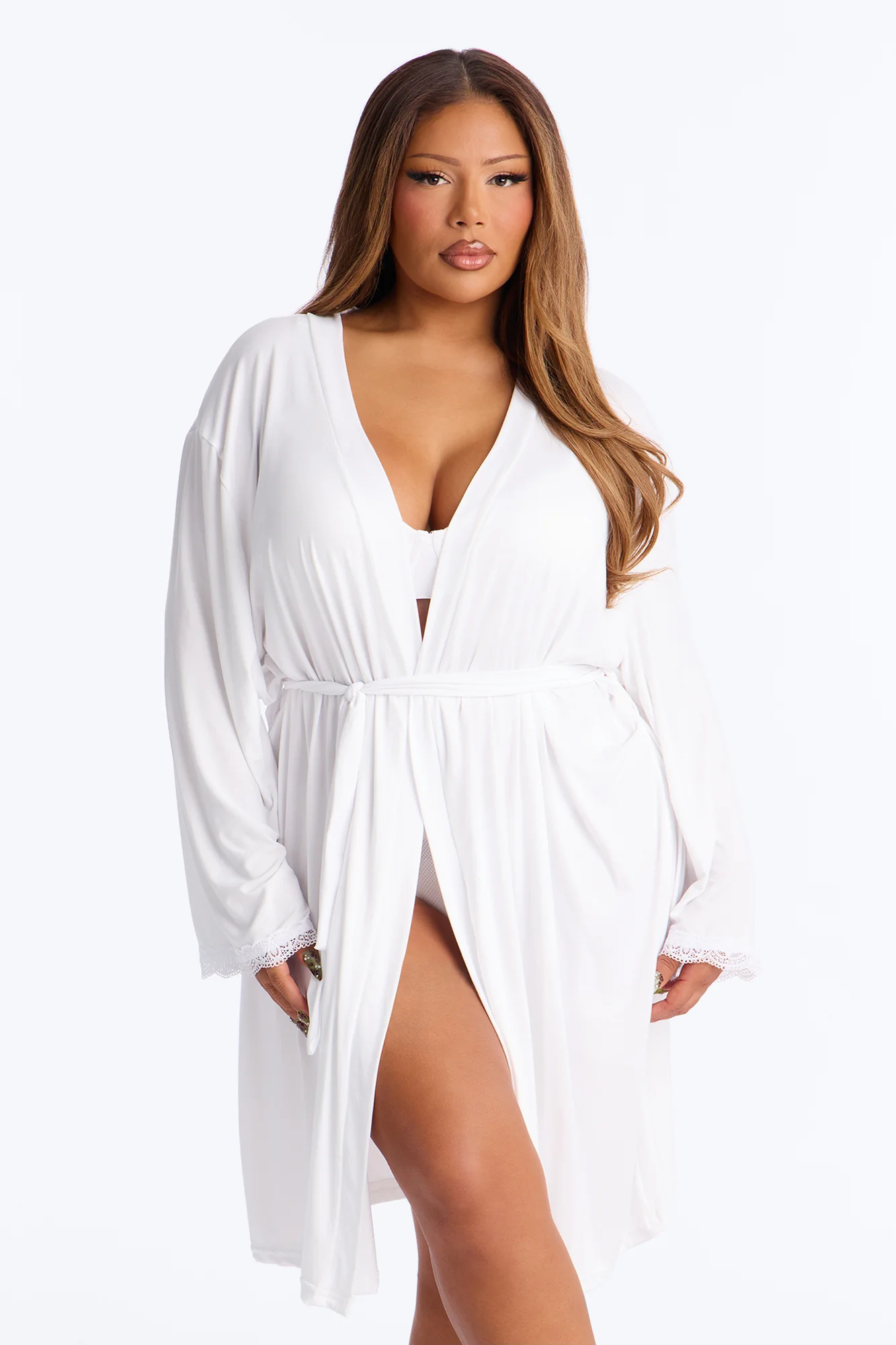 Let's Get Hitched Robe - White - Image 6