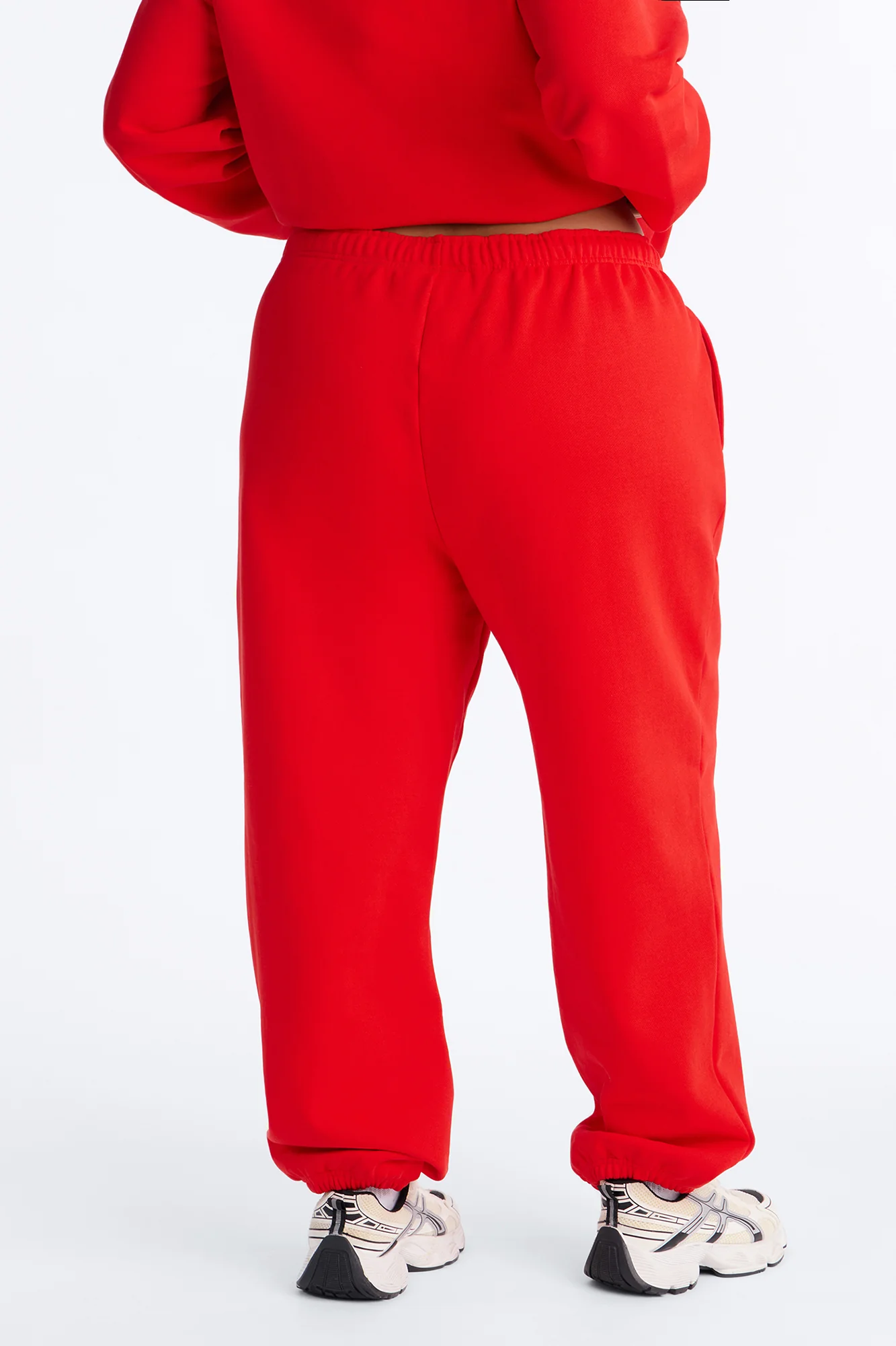 Libby Fleece Jogger Sweatpant - Red - Image 8