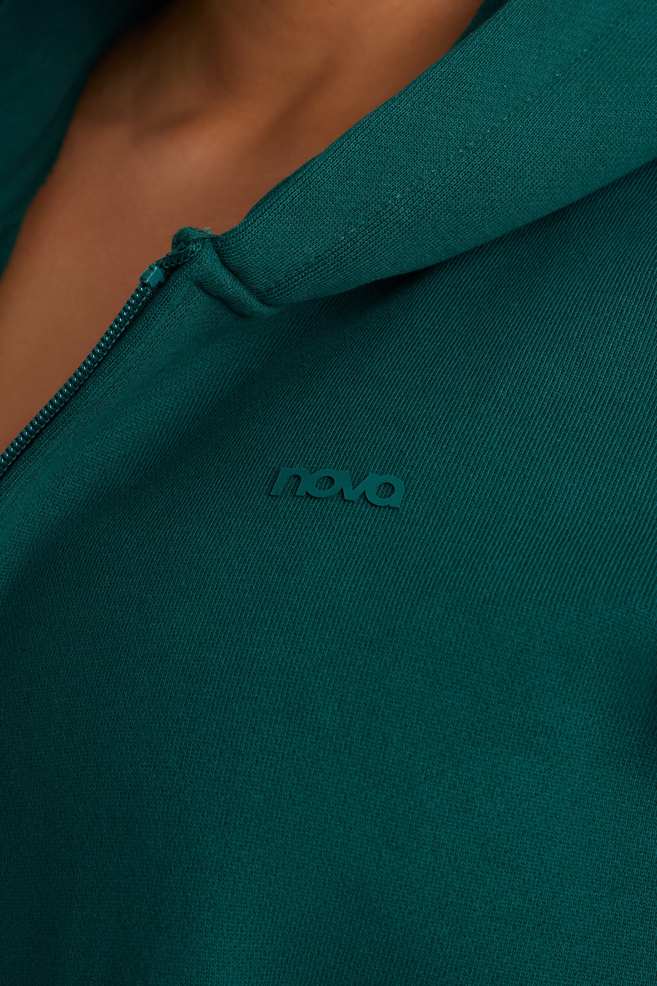 Libby Full Zip Hoodie Fleece Sweatshirt - Hunter - Image 7