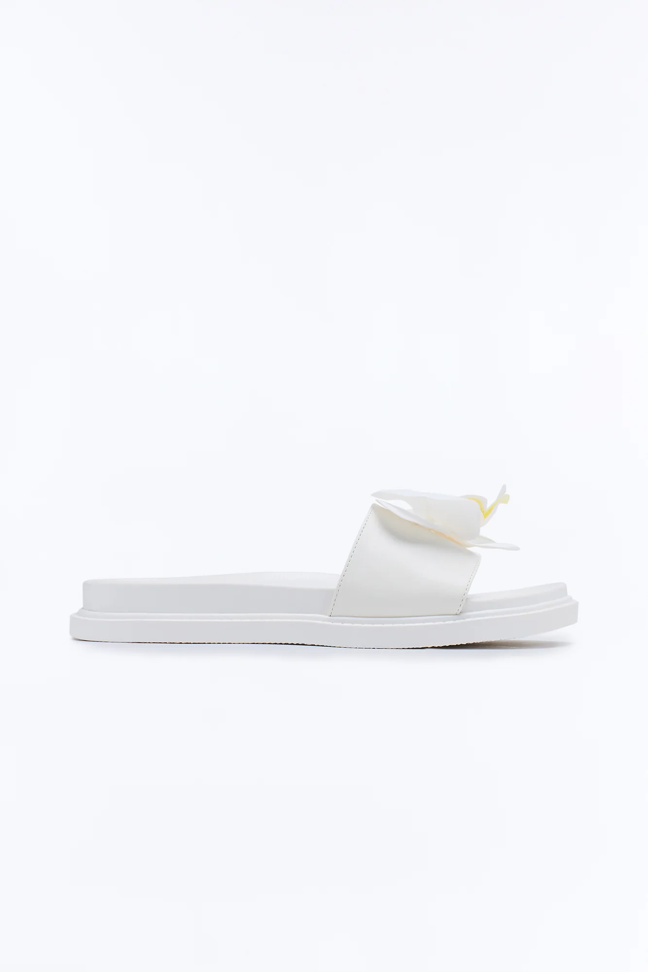 Lillian Orchid Slides - White - Image 3