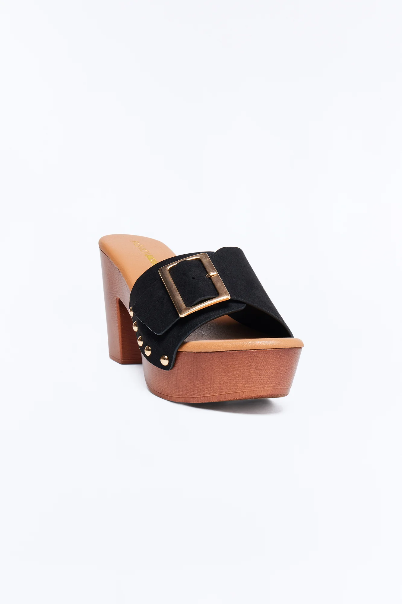 Lillian Platform Mules - Black - Image 4