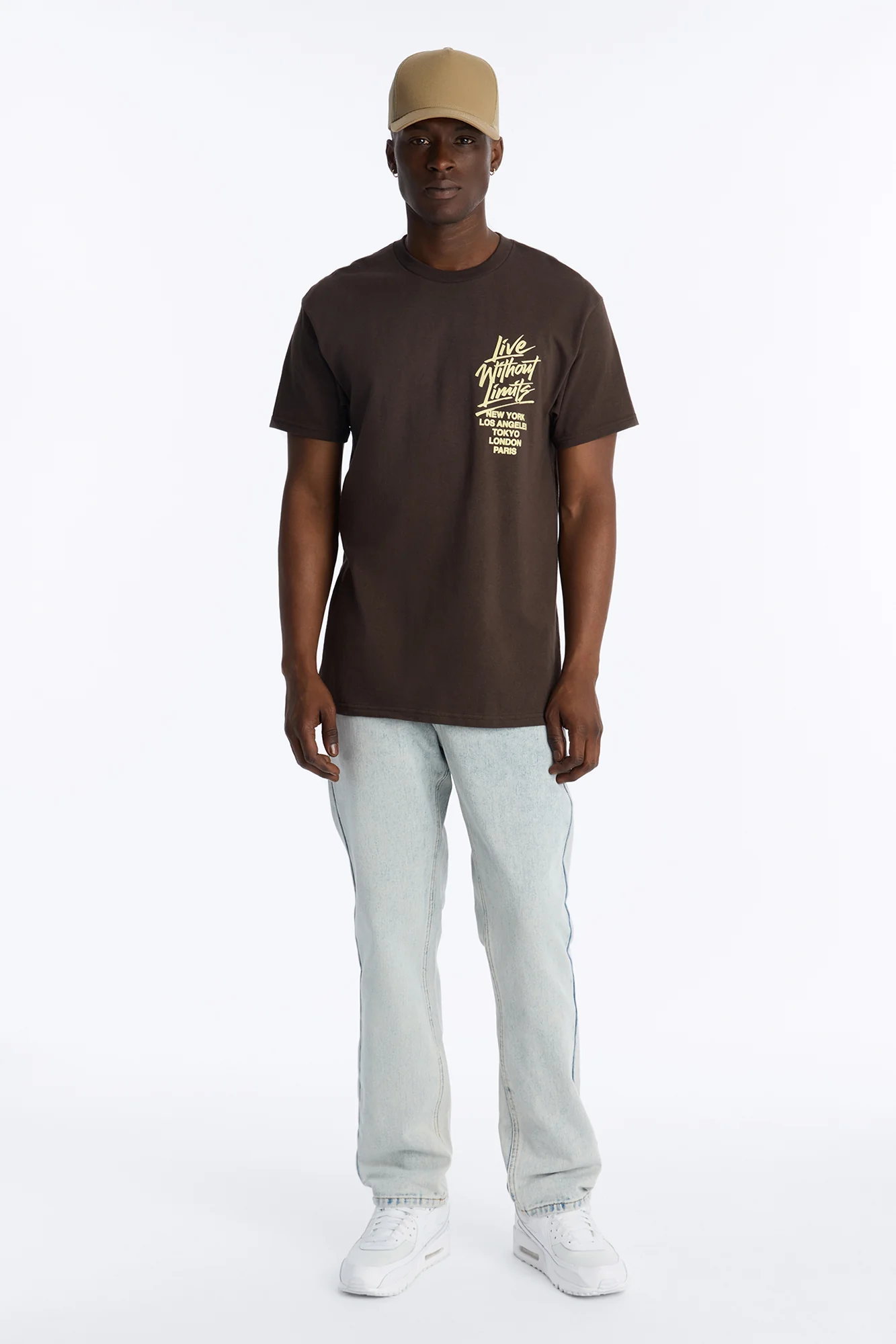 Limitless State Of Mind Oversized Short Sleeve Tee - Brown - Image 2