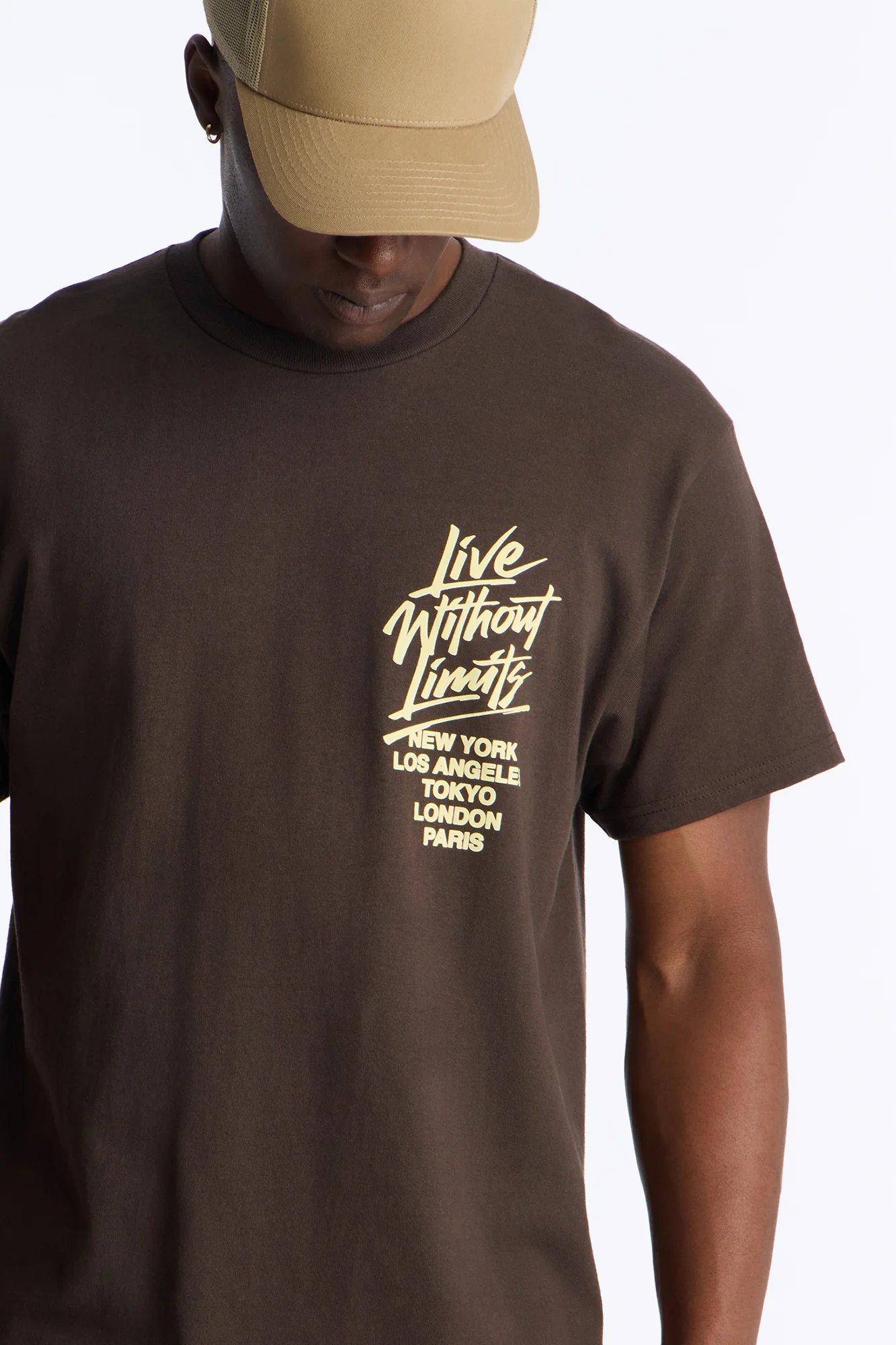 Limitless State Of Mind Oversized Short Sleeve Tee - Brown - Image 3