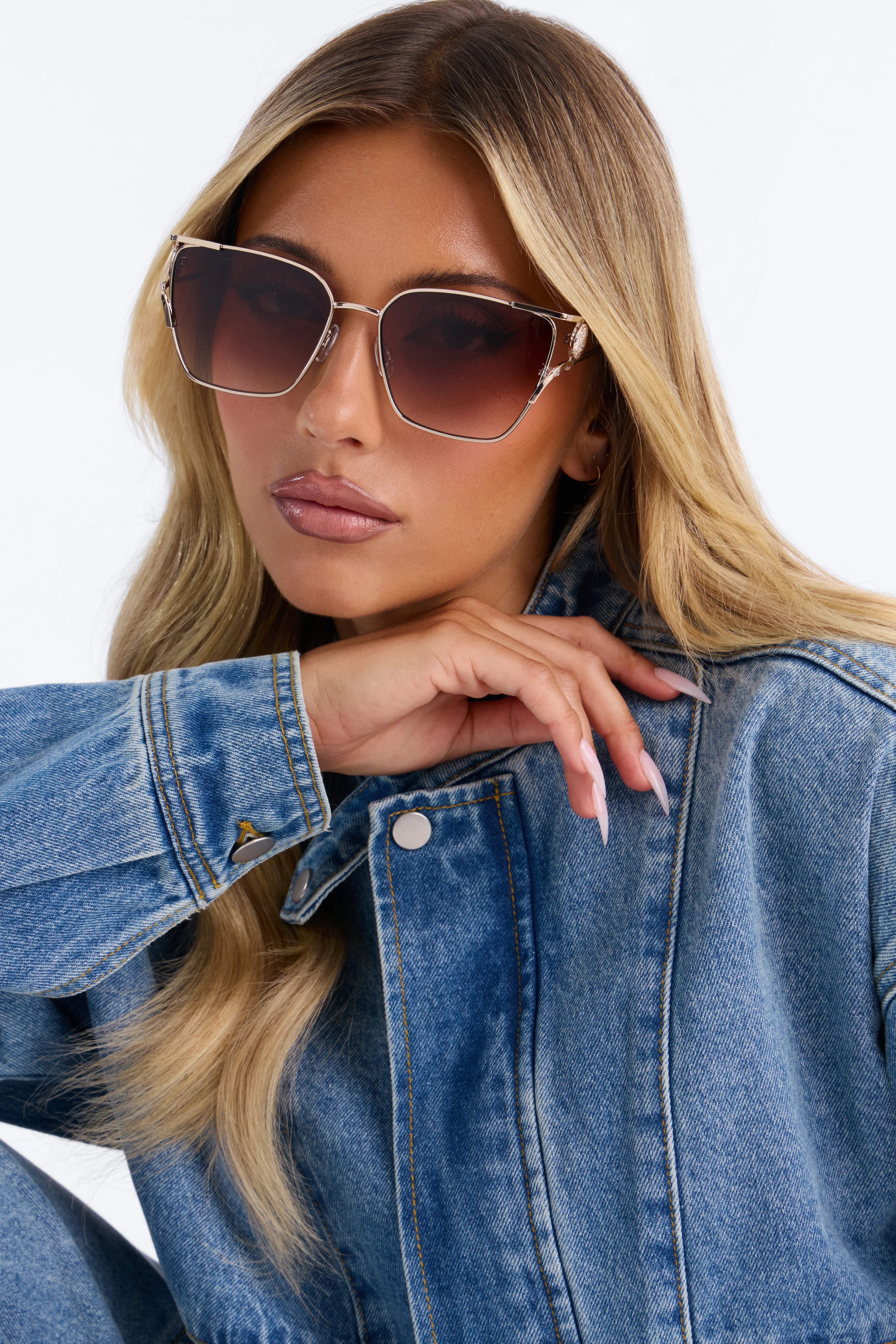 Lions Eye Sunglasses - Gold/Brown - Image 2