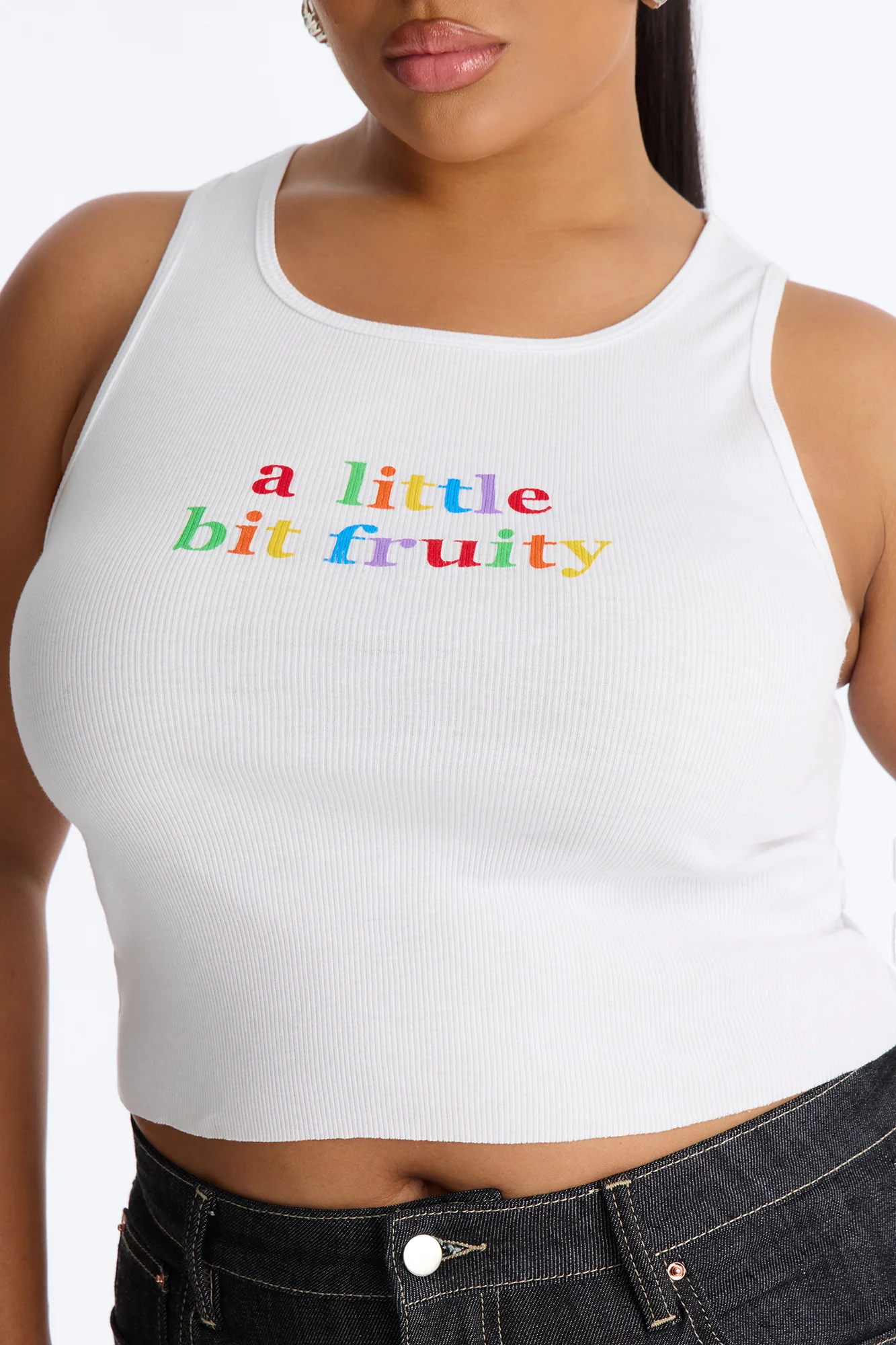 Little Bit Fruity Tank Top - White/combo - Image 7