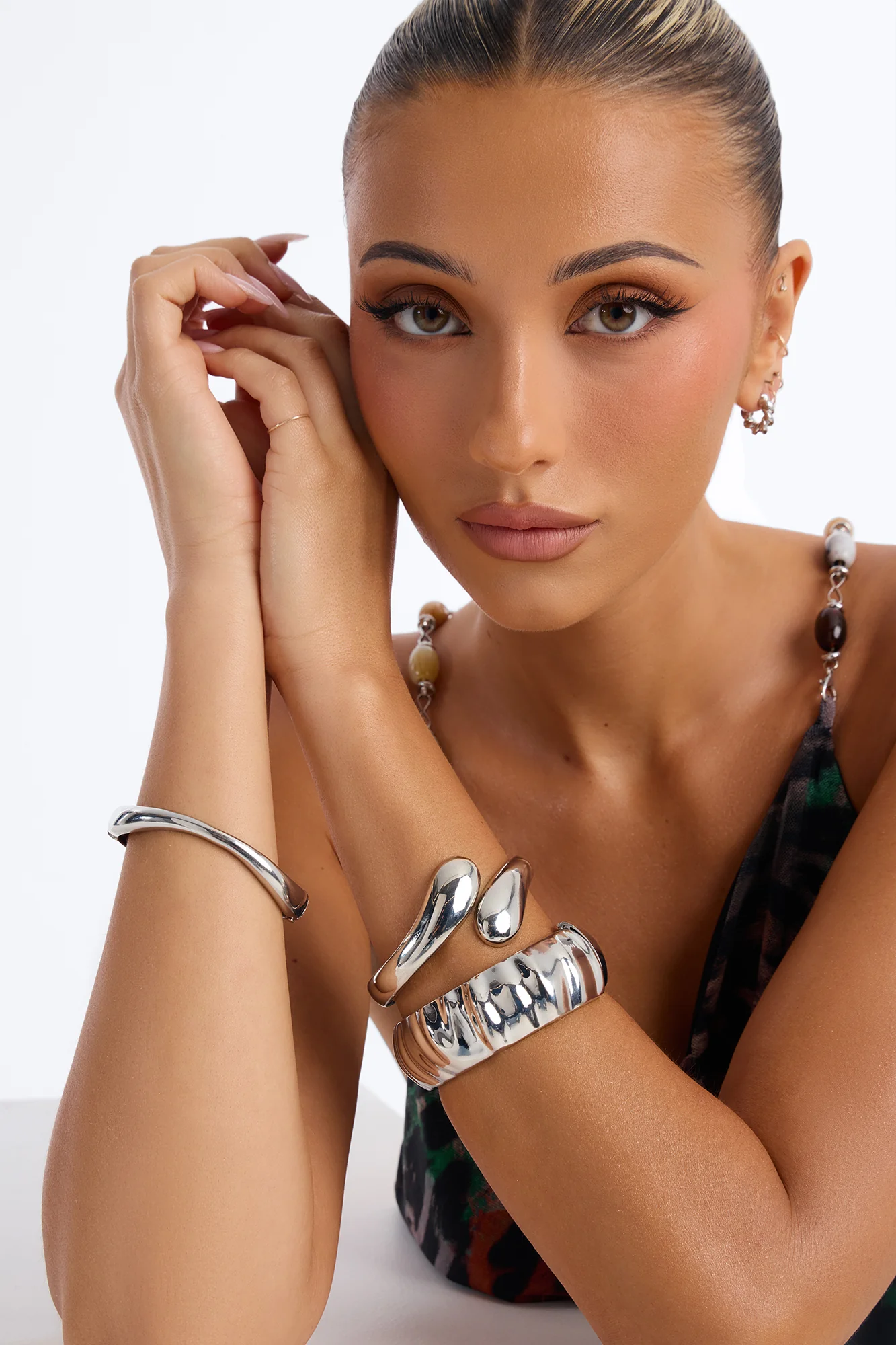 Little Bit Of Both 4 Piece Bracelet Set - Silver - Image 2