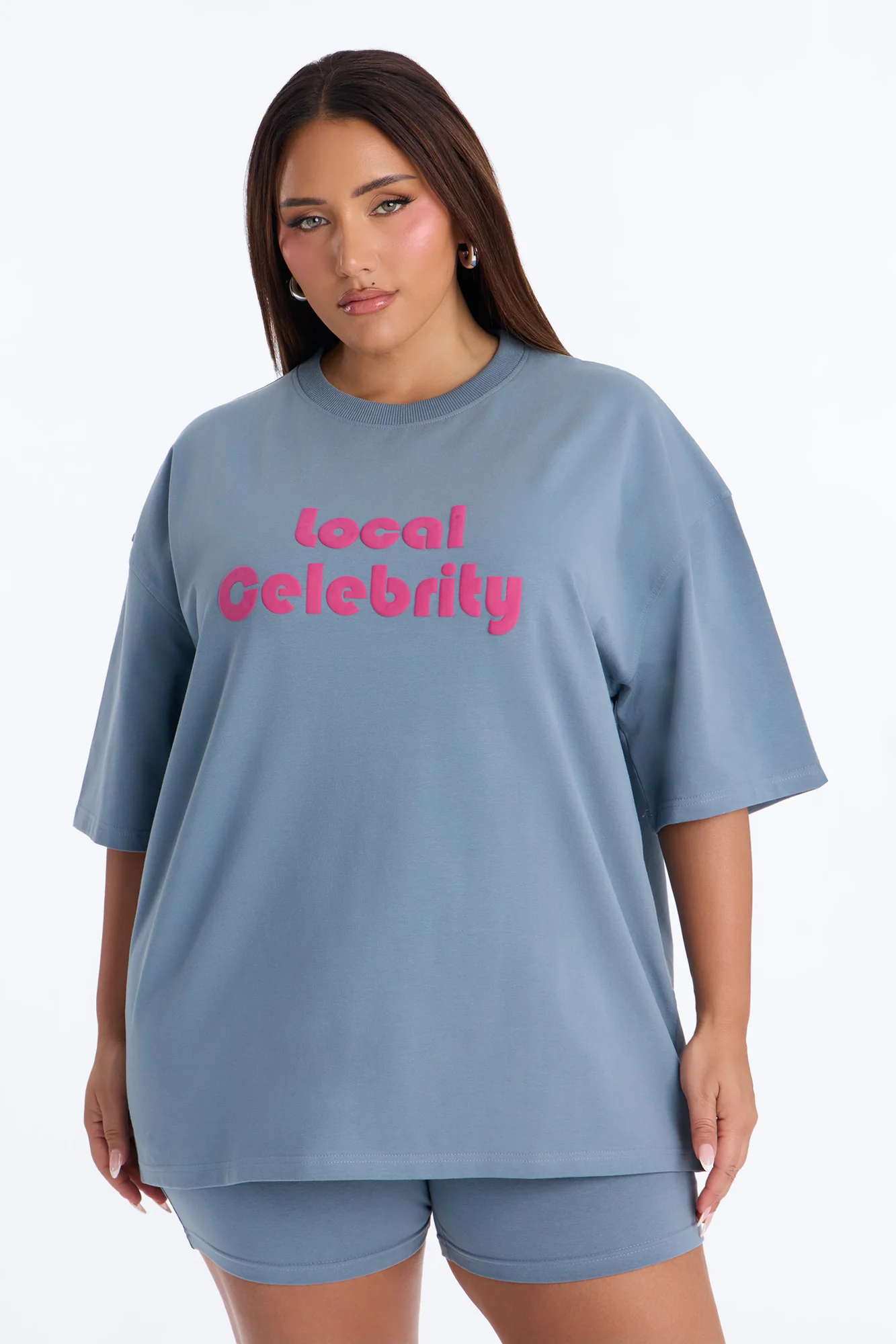 Local Celebrity Short Set - Slate Blue - Image 6