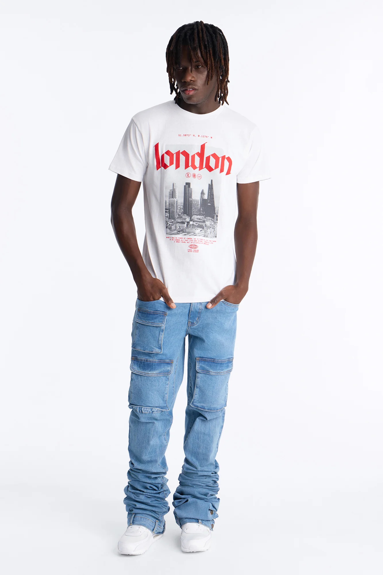 London Short Sleeve Tee - White - Image 2