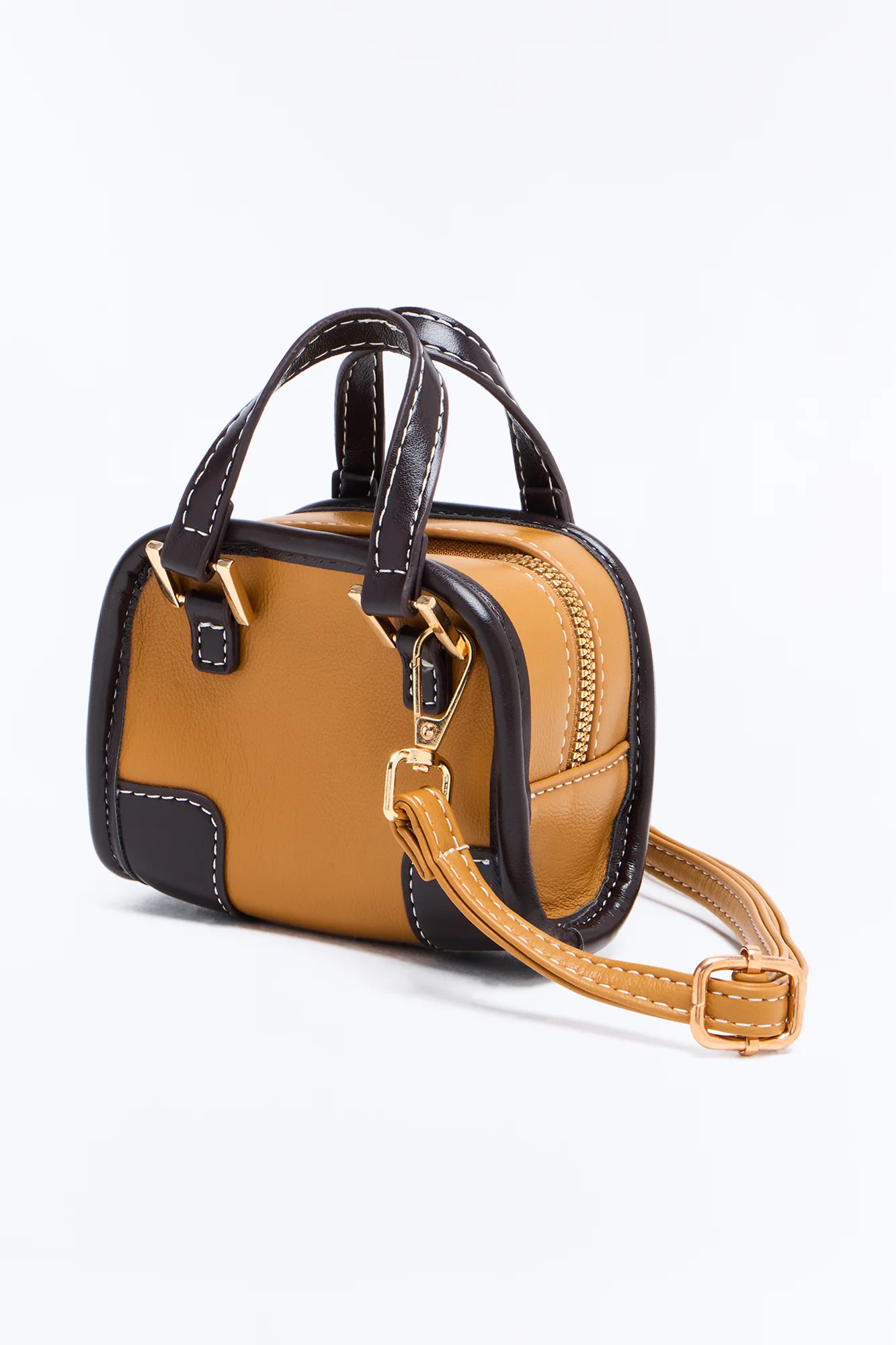 Love Me A Mini Faux Leather Crossbody Bag - Brown - Image 4