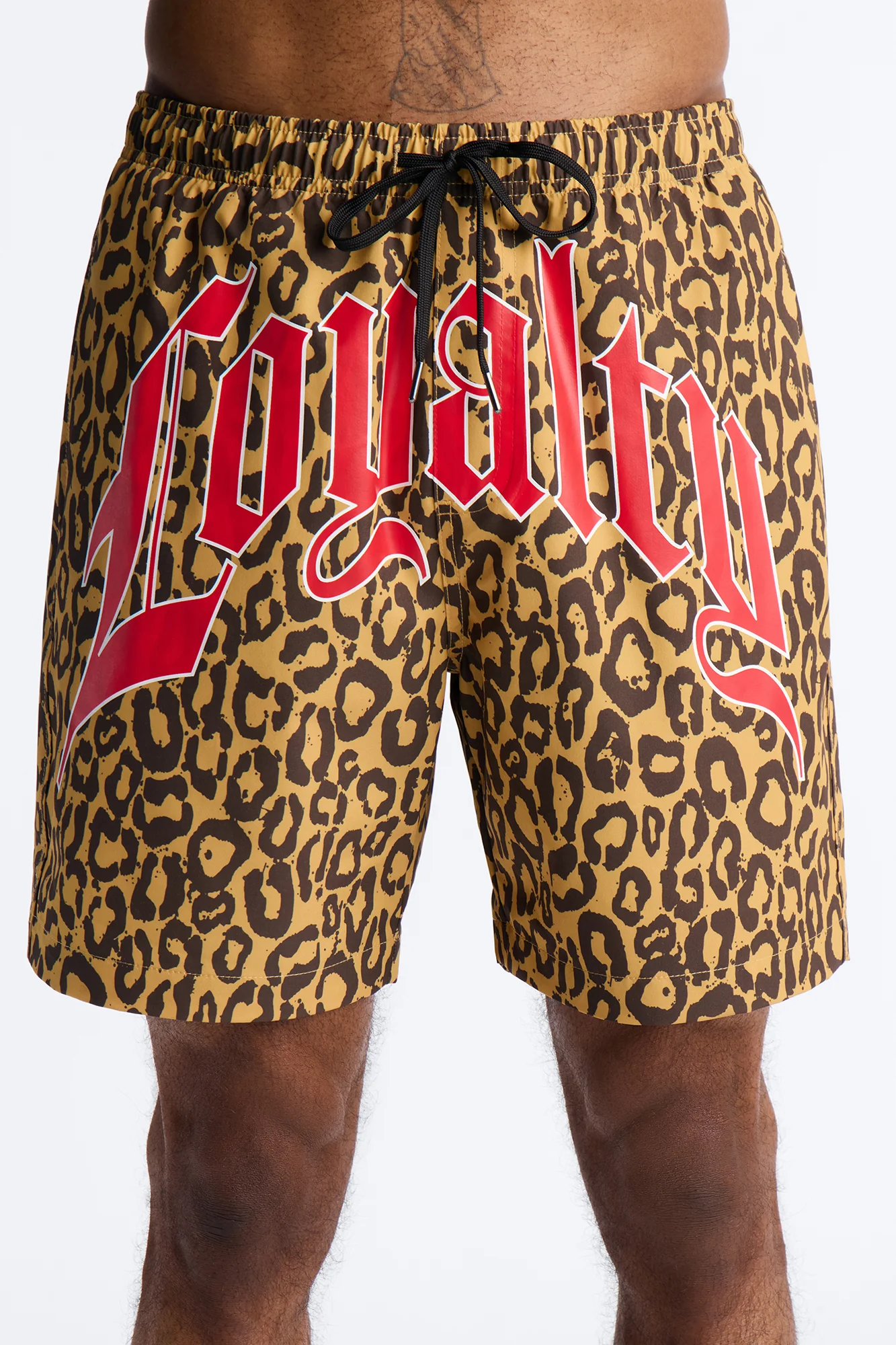 Loyalty In The Wild Swim Trunk 7″ - Leopard - Image 3