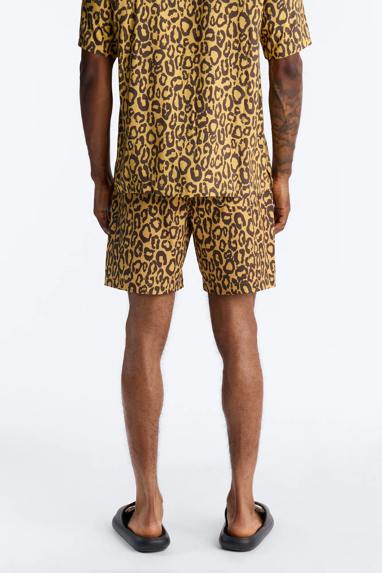 Loyalty In The Wild Swim Trunk 7″ - Leopard - Image 4
