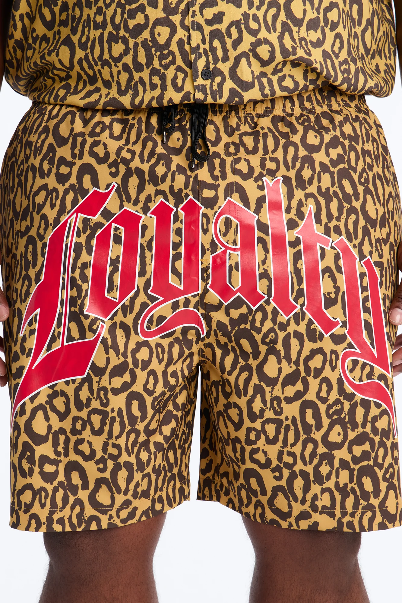 Loyalty In The Wild Swim Trunk 7″ - Leopard - Image 8