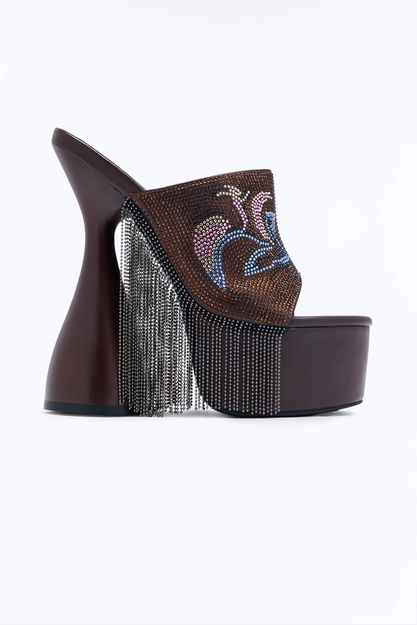 Lumify Ultra Platform Wood Heels - Chocolate - Image 3