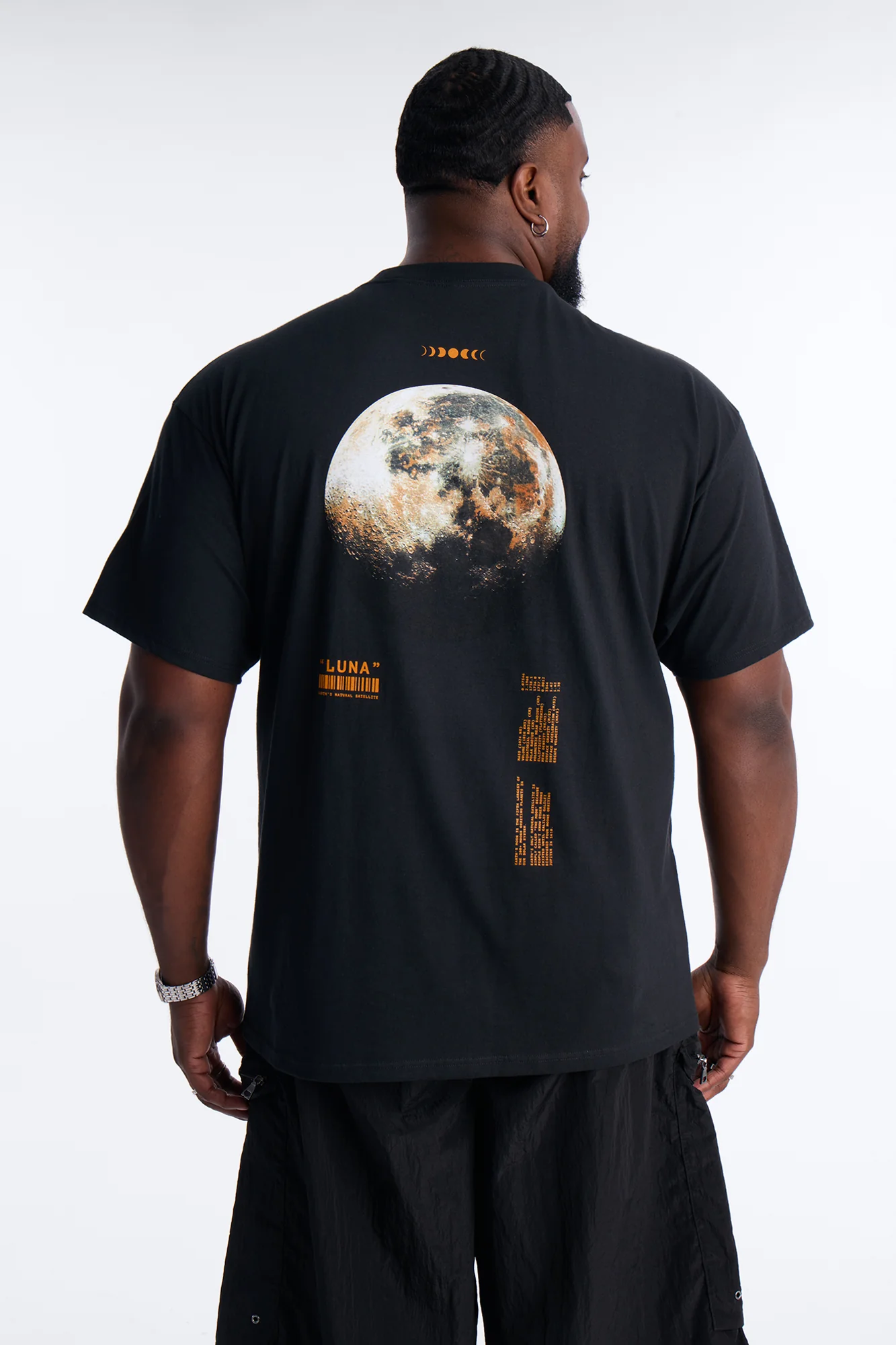 Luna Short Sleeve Tee - Black - Image 5