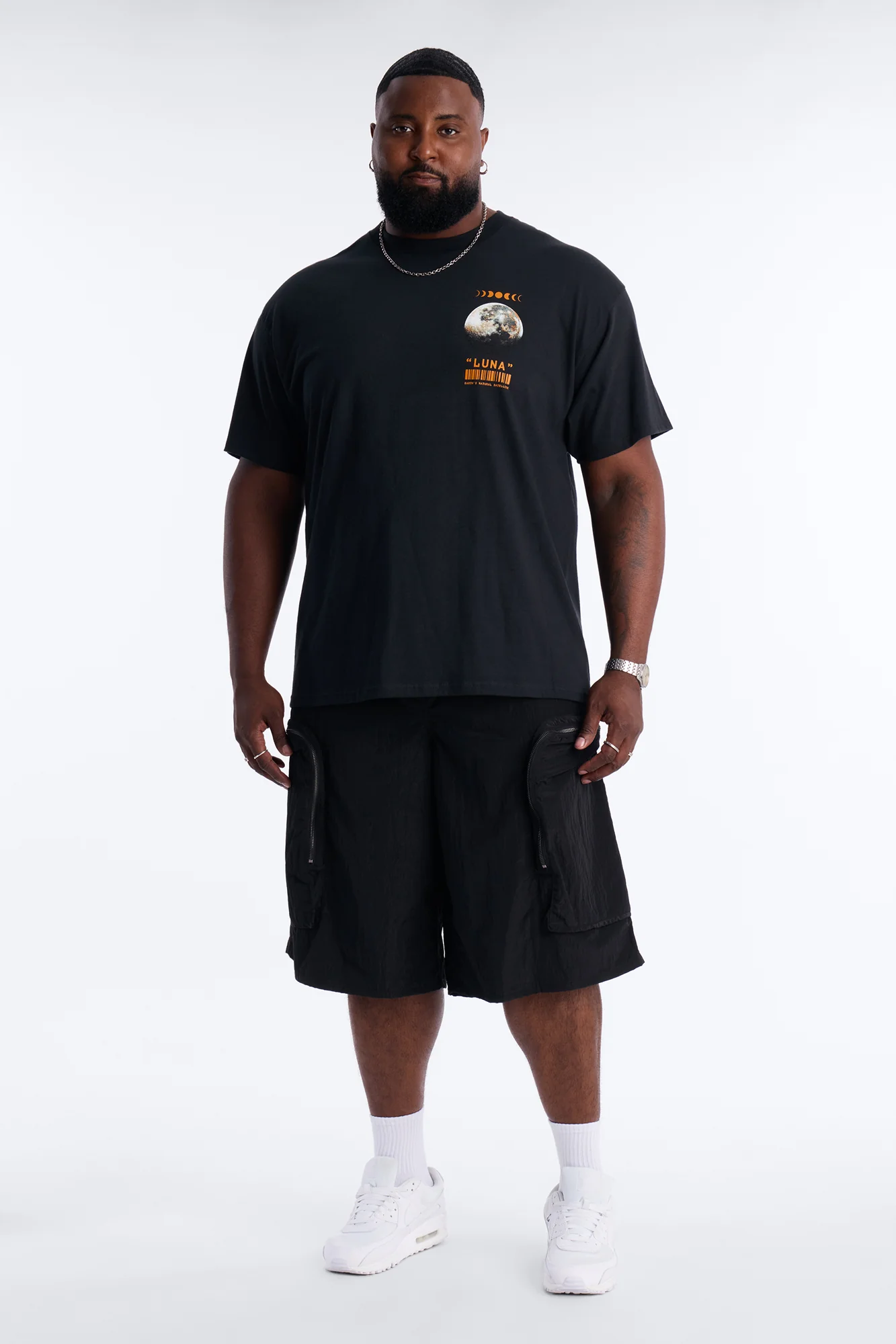 Luna Short Sleeve Tee - Black - Image 6