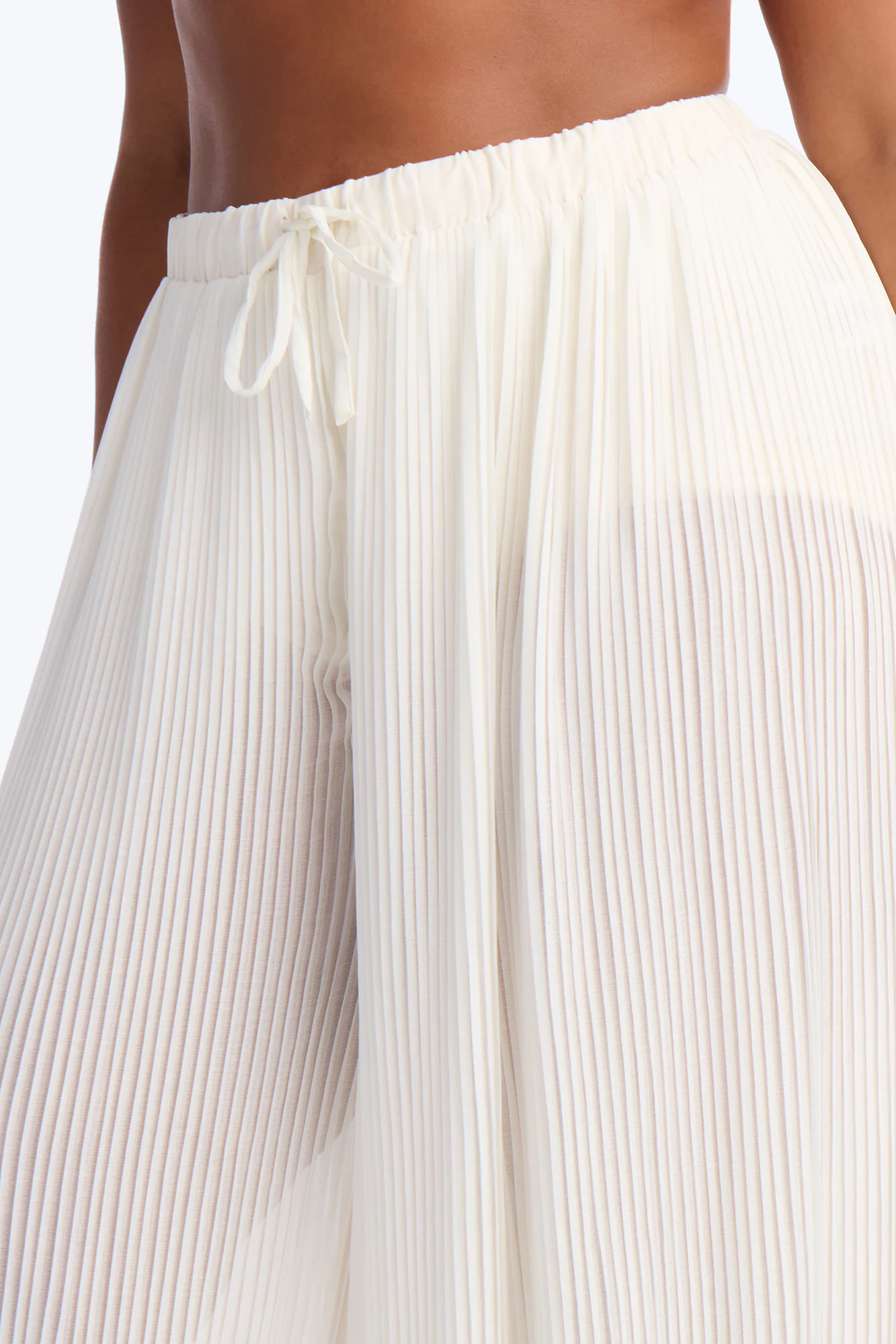 Magic Carpet Pleated Balloon Pants - Ivory - Image 6