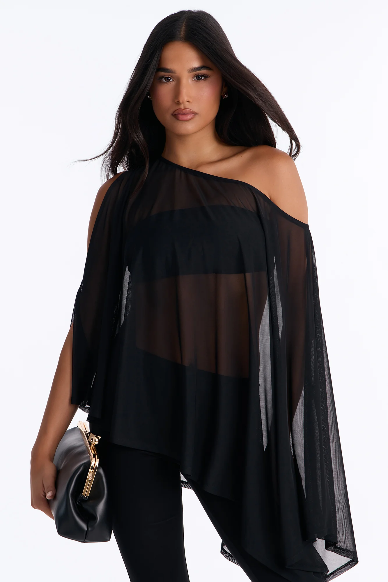 Main Character 3 Piece Mesh Pant Set - Black - Image 2