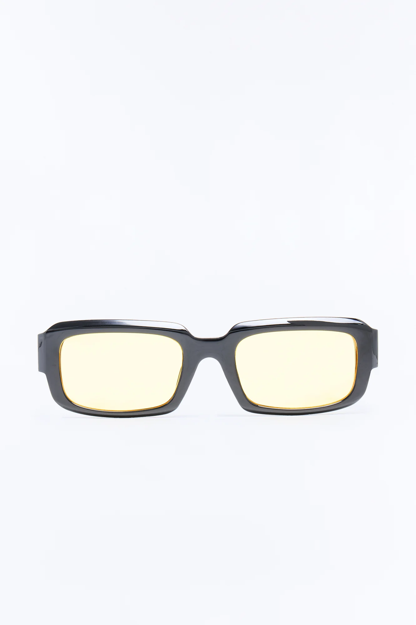 Make You Believe Sunglasses - Black/Yellow - Image 3