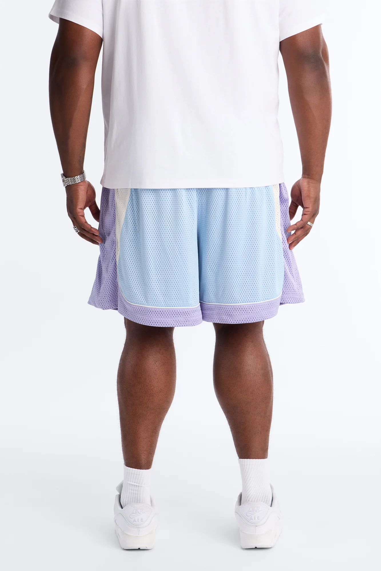Marcello Relaxed Mesh Short - Purple/combo - Image 8