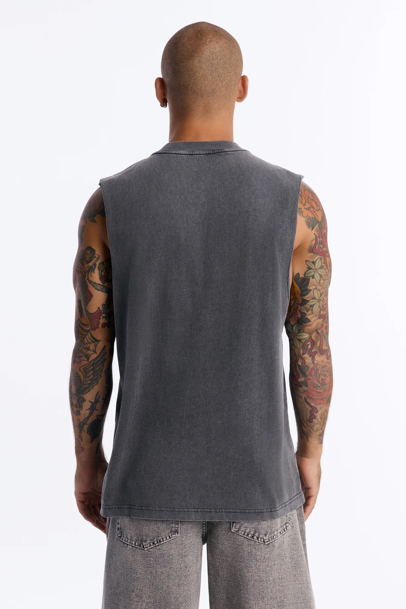 Marvel Venom Icon Muscle Tee - Black Wash - Image 4