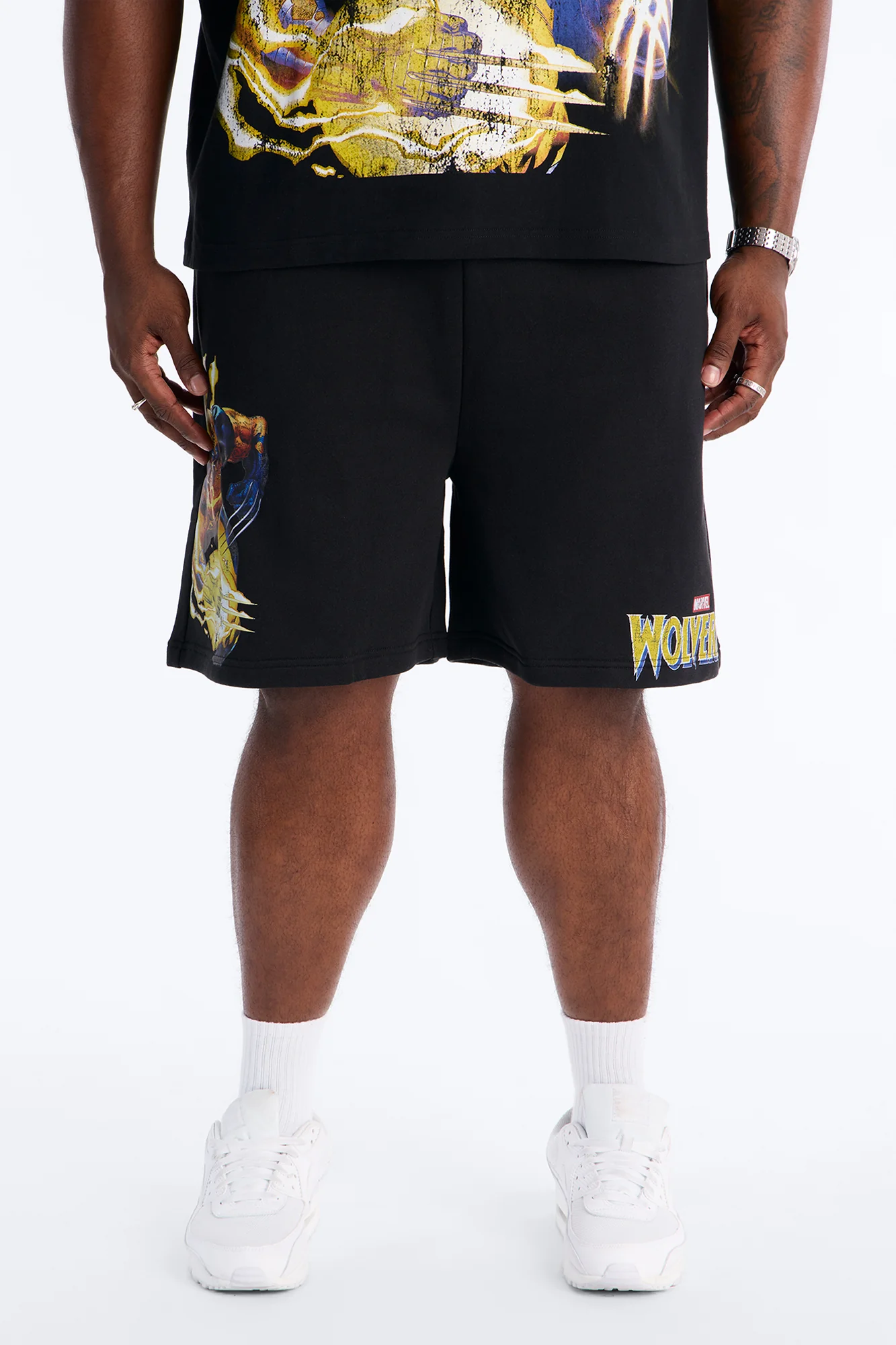 Marvel Wolverine Sweatshort - Black - Image 7
