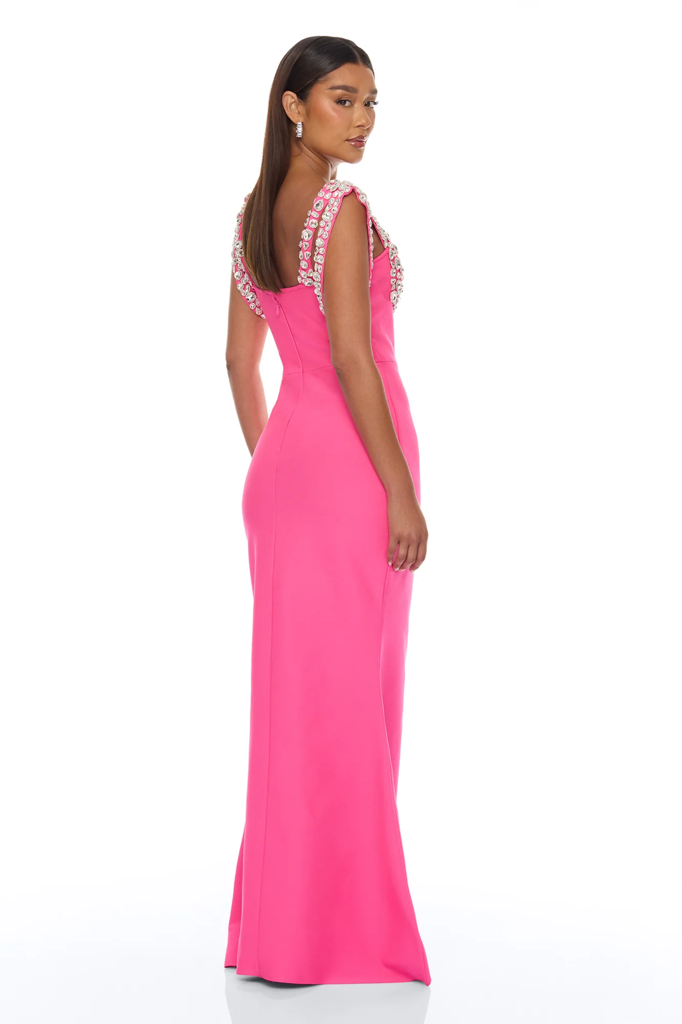 Masie Bandage Gown - Hot Pink - Image 4