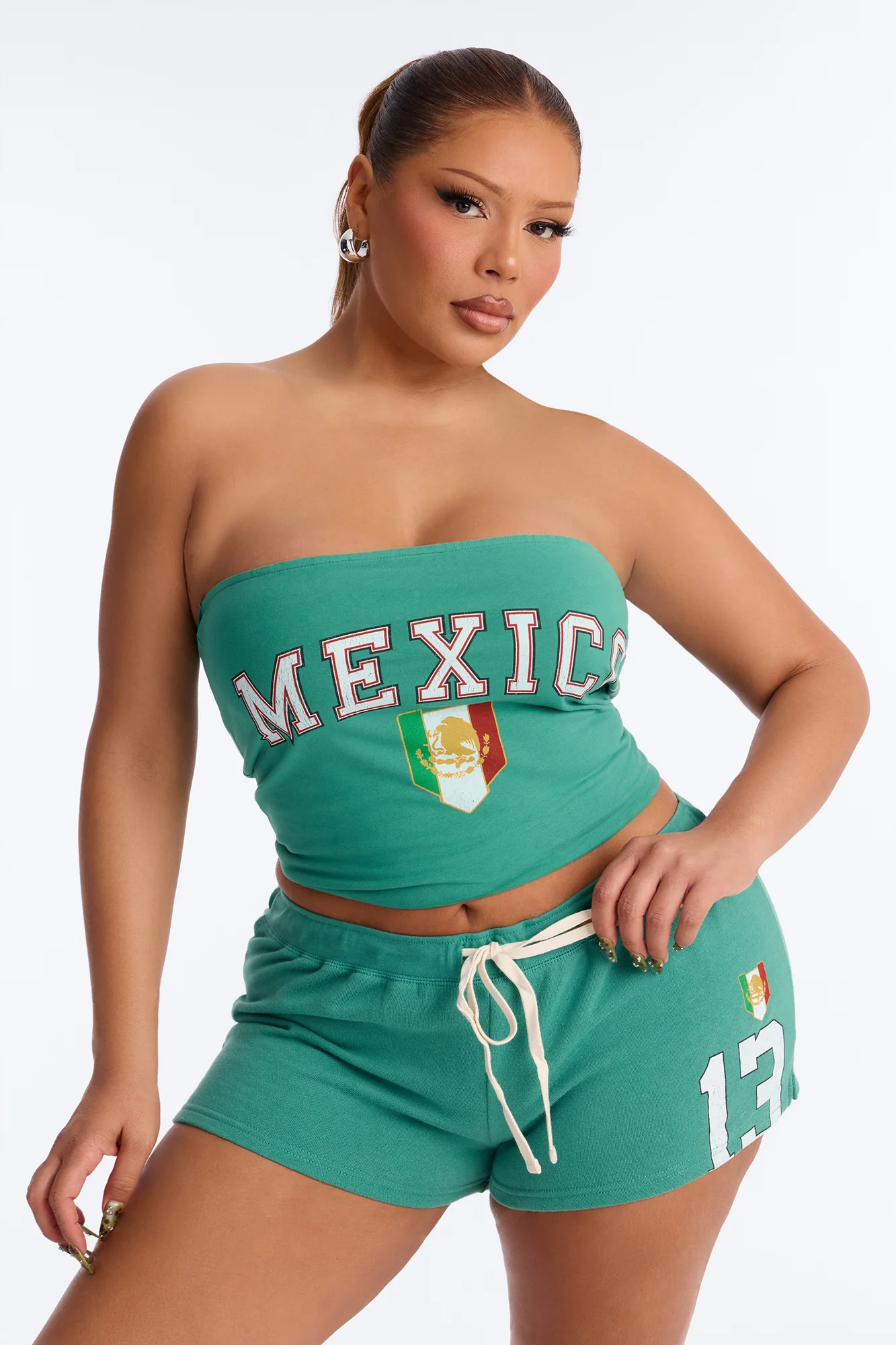 Mexico Tube Top - Green - Image 5